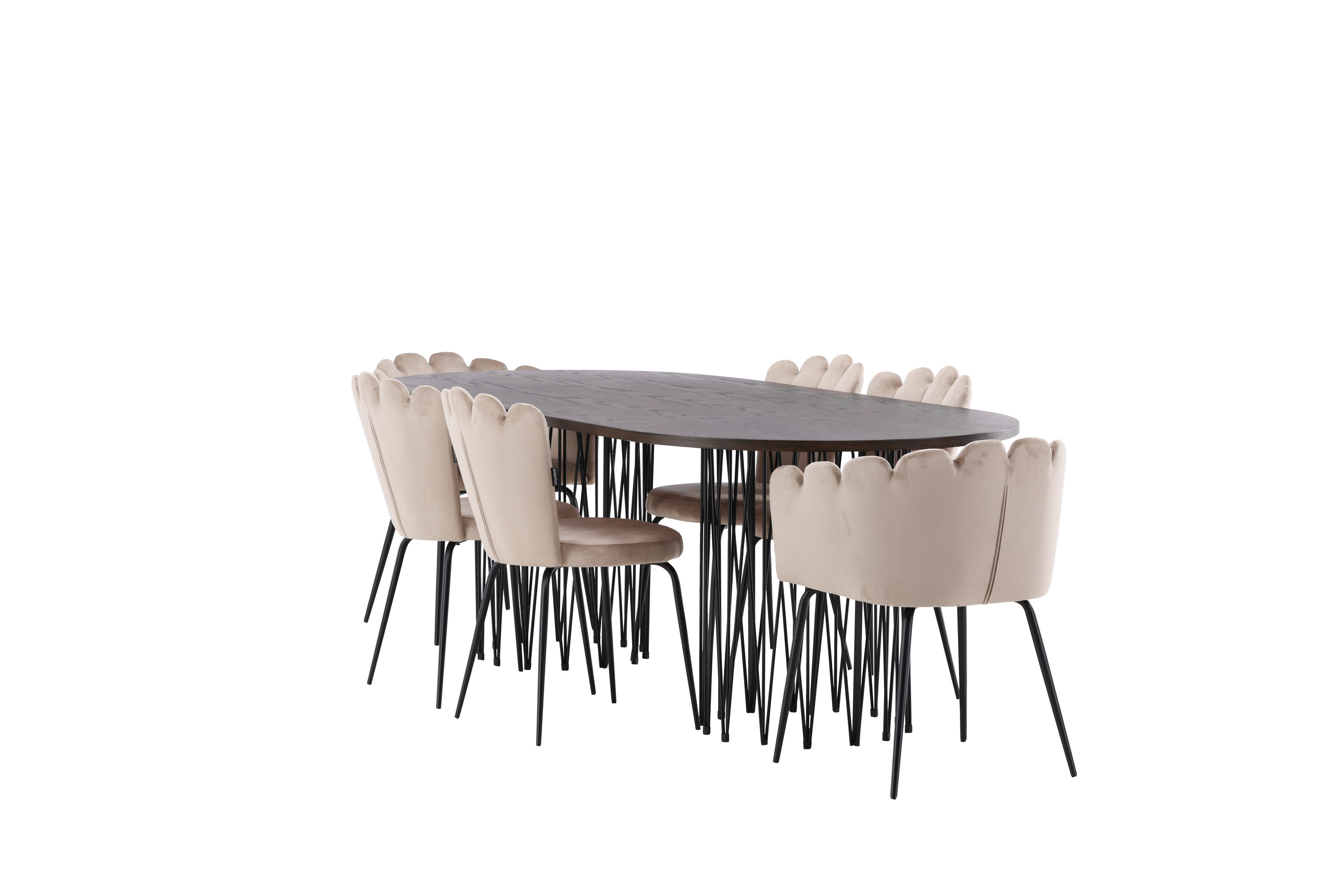 deLOHN Stone oval, Limhamn Ovális étkezőgarnitúra