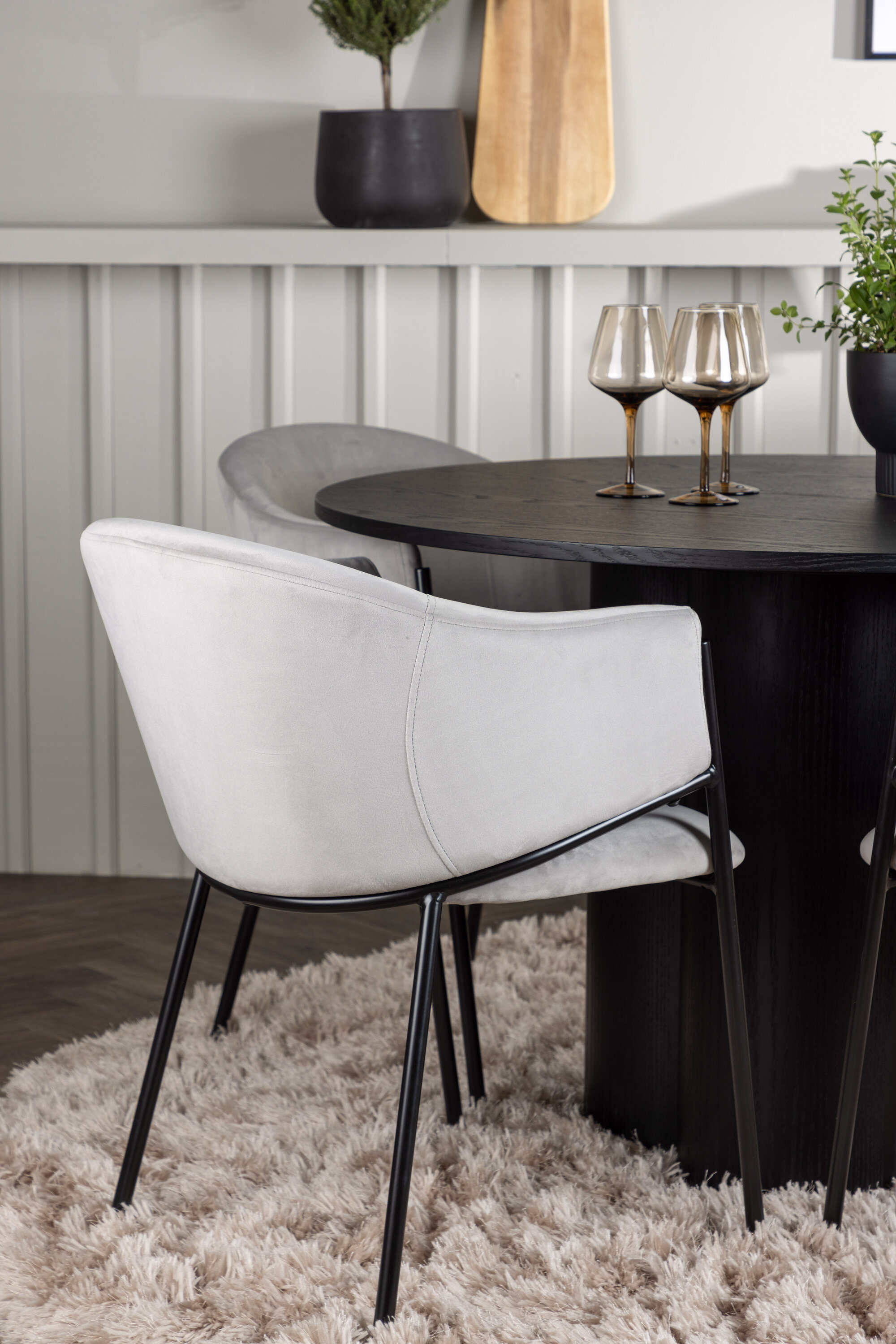 deLOHN Evelina Kör alakú étkezőgarnitúra