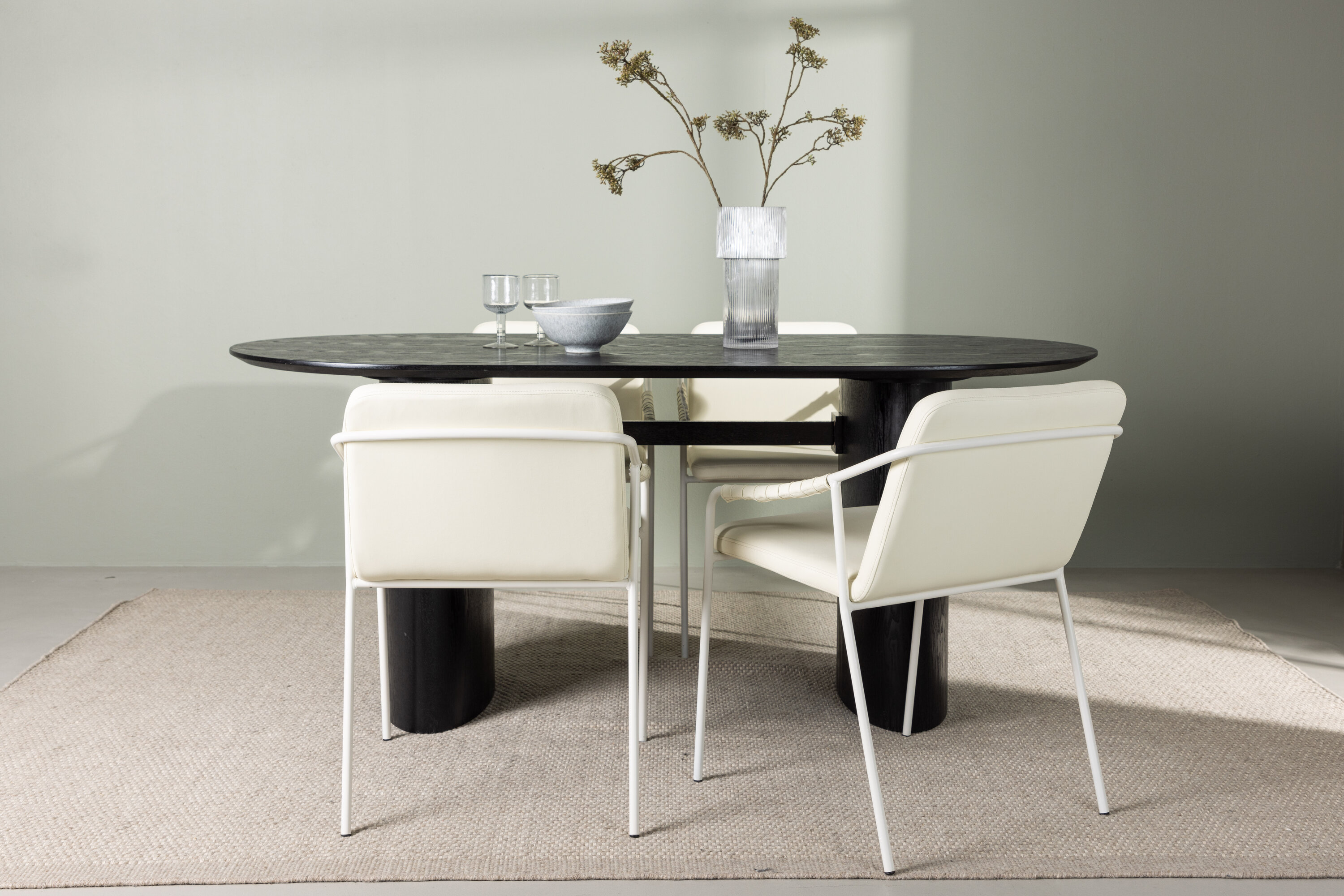 deLOHN Tvist Ovális étkezőgarnitúra