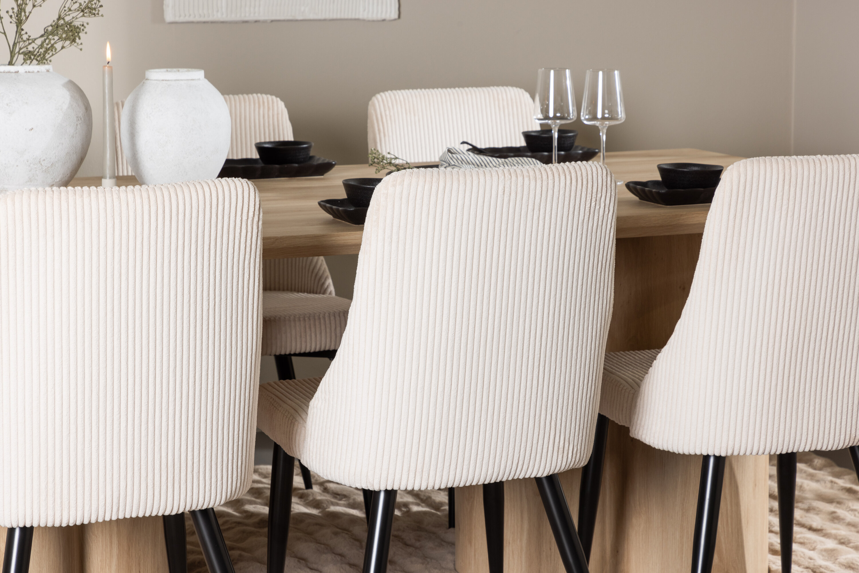 deLOHN Olivia, Leone Téglalap alakú étkezőgarnitúra