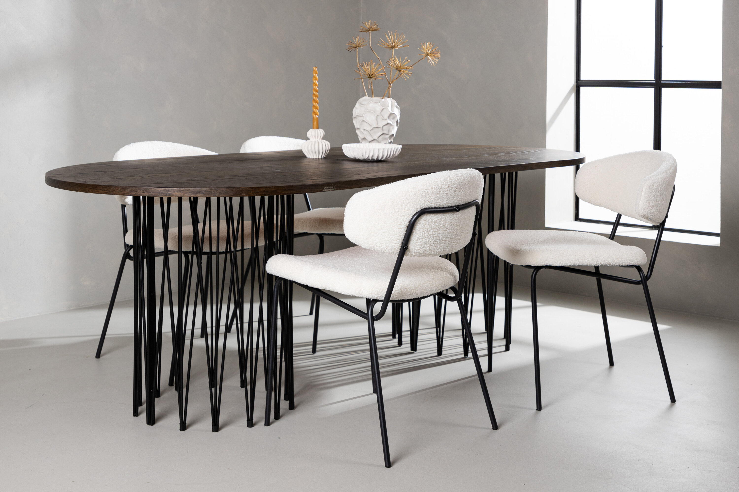 deLOHN Stone oval, Chico Ovális étkezőgarnitúra