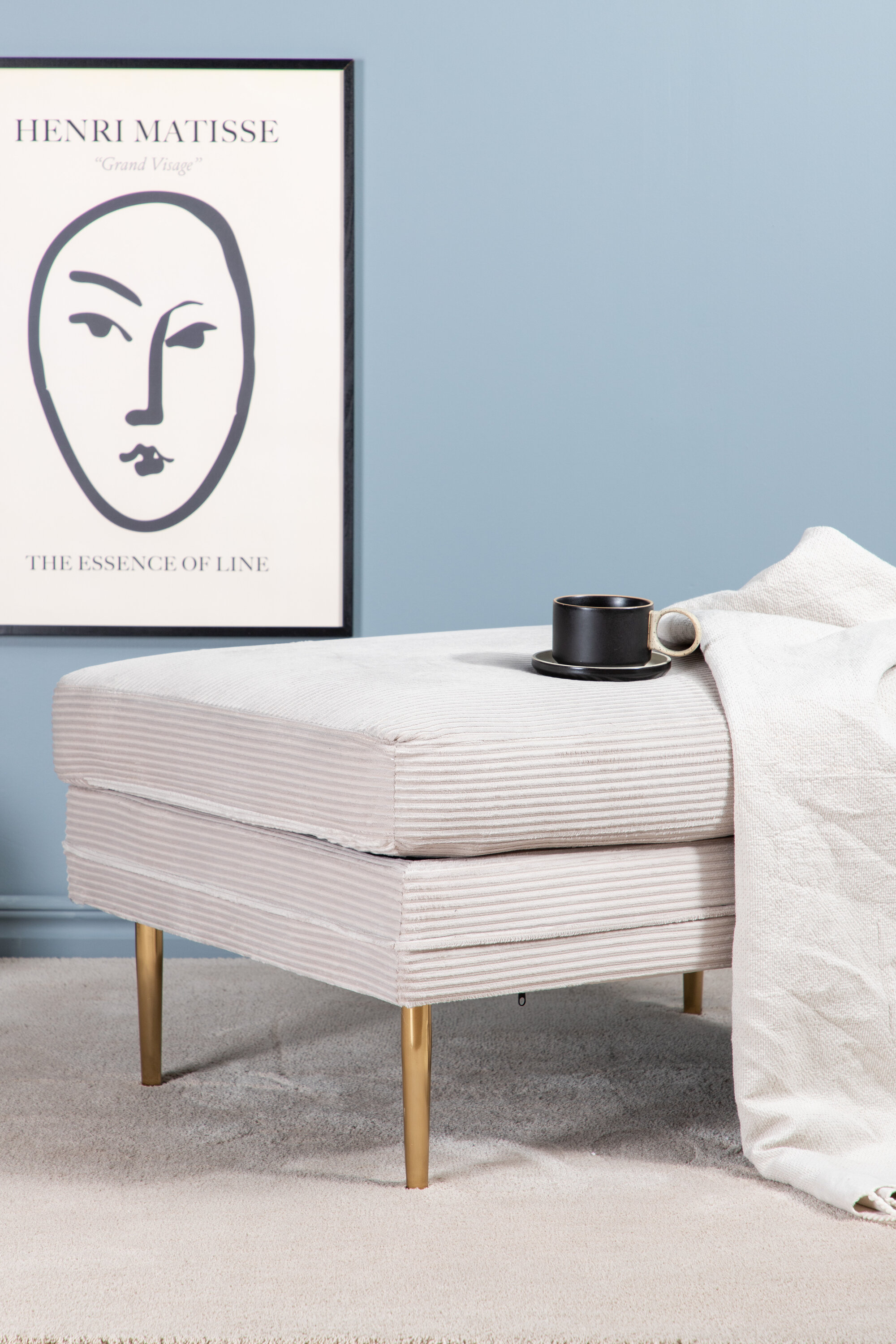 deLOHN Boom Lábtartós puff