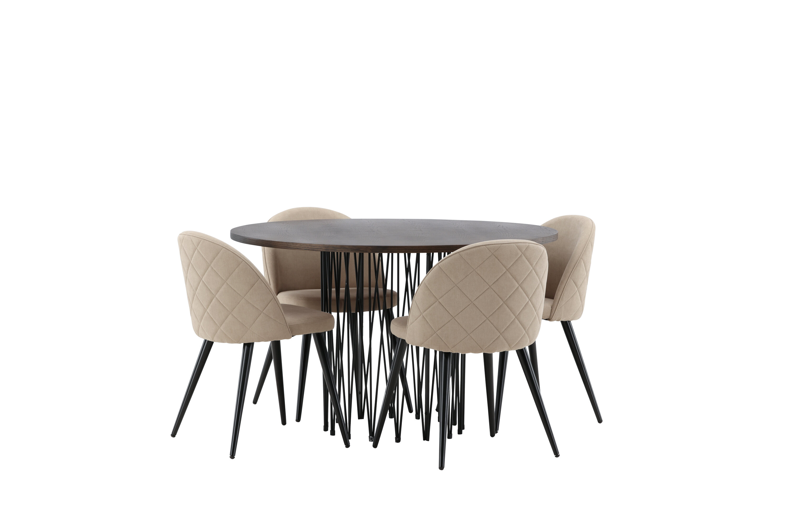 deLOHN Stone round, Velvet Kör alakú étkezőgarnitúra