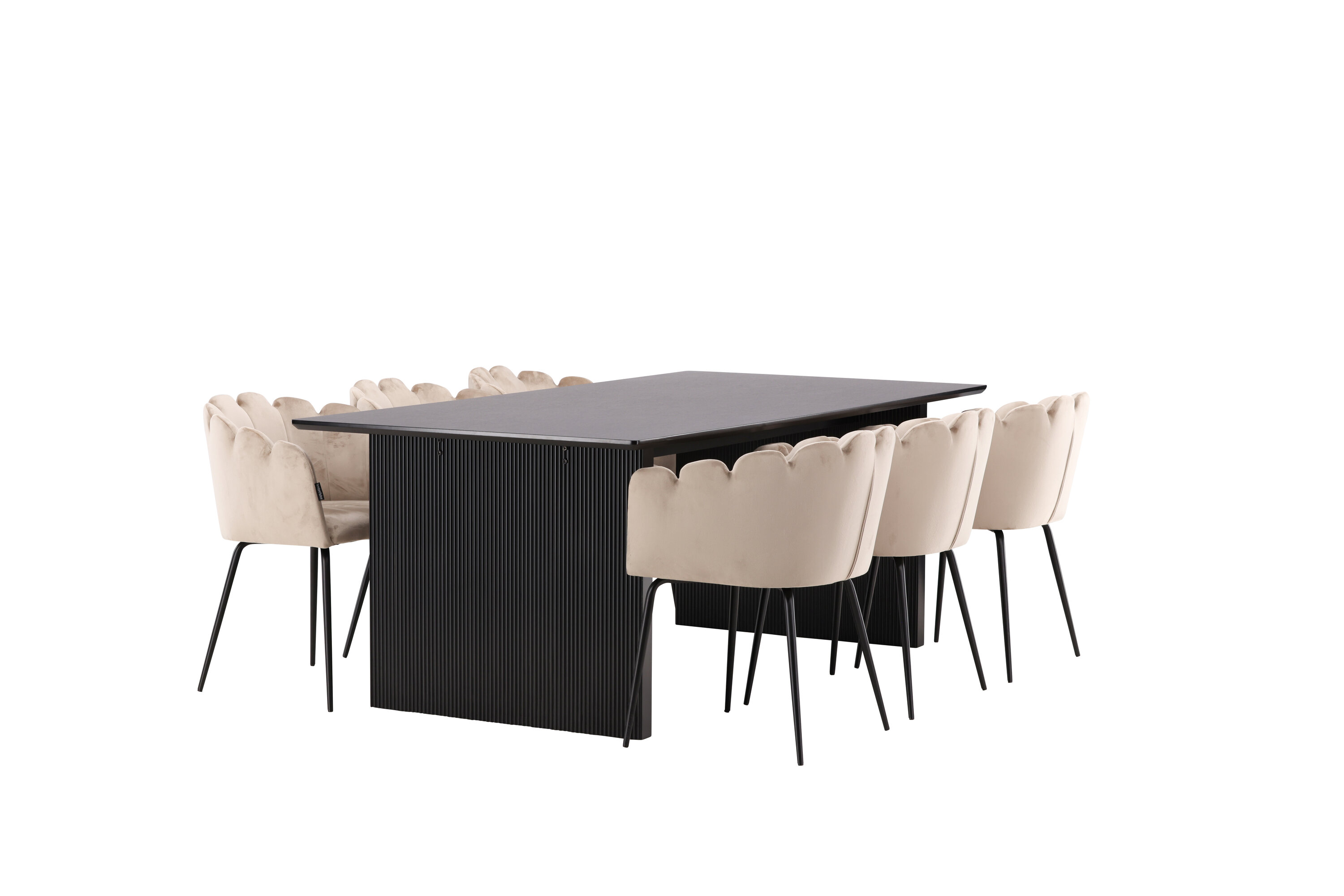 deLOHN Vail, Limhamn Téglalap alakú étkezőgarnitúra