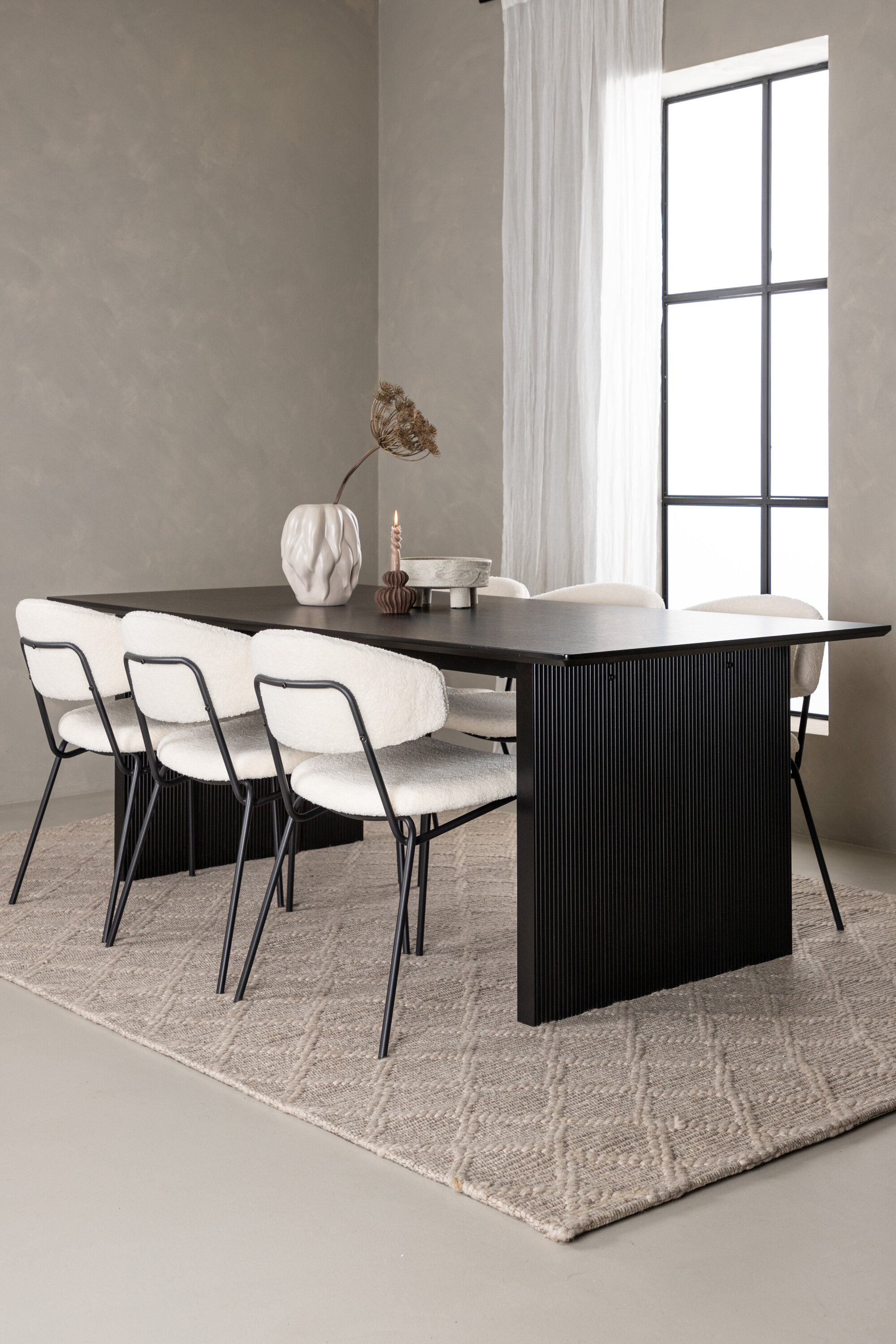 deLOHN Vail, Chico Téglalap alakú étkezőgarnitúra