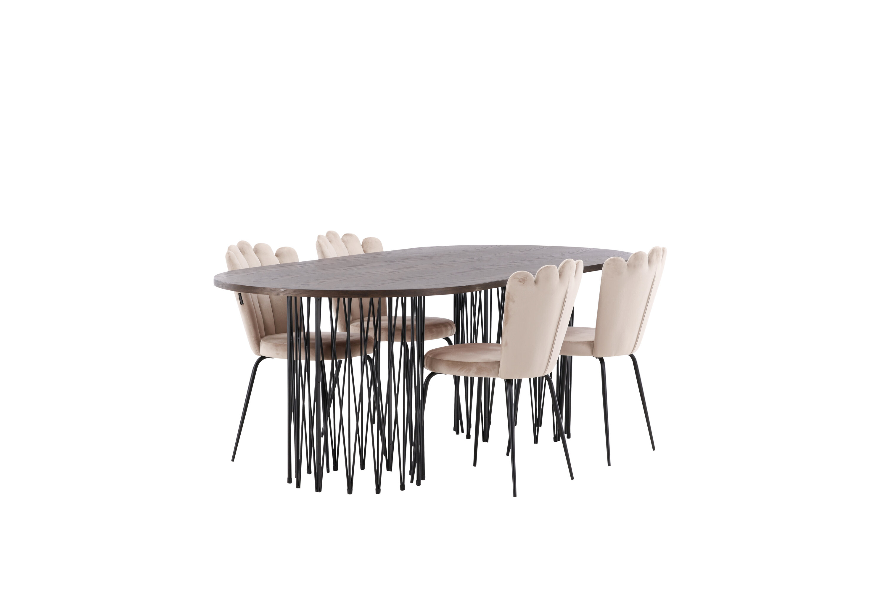 deLOHN Stone oval, Limhamn Ovális étkezőgarnitúra