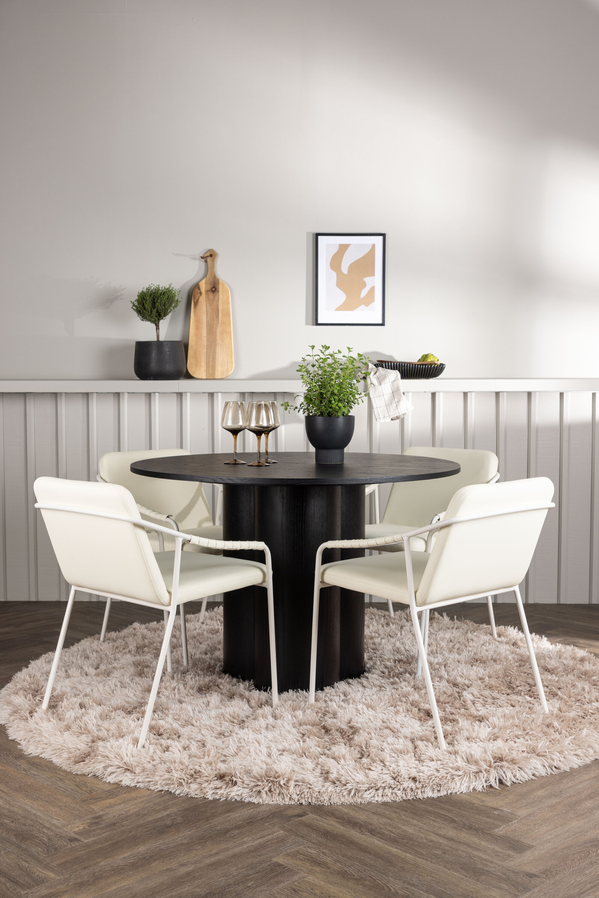 deLOHN Tvist Kör alakú étkezőgarnitúra deLOHN Tvist Kör alakú étkezőgarnitúra