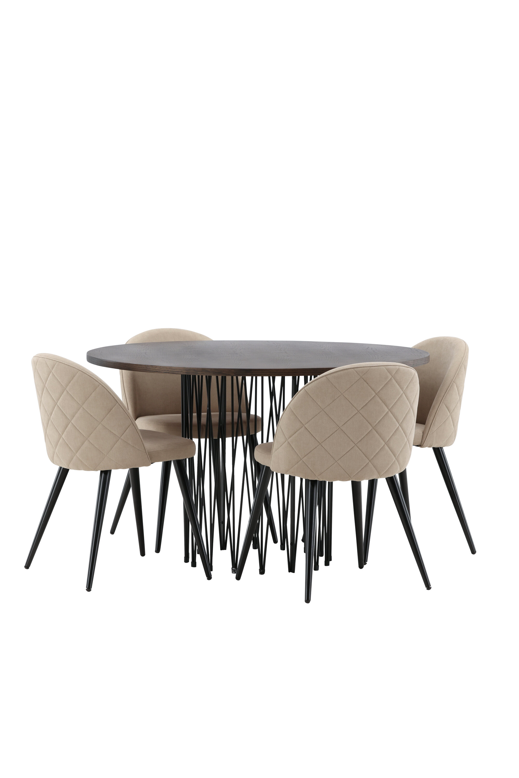 deLOHN Stone round, Velvet Kör alakú étkezőgarnitúra