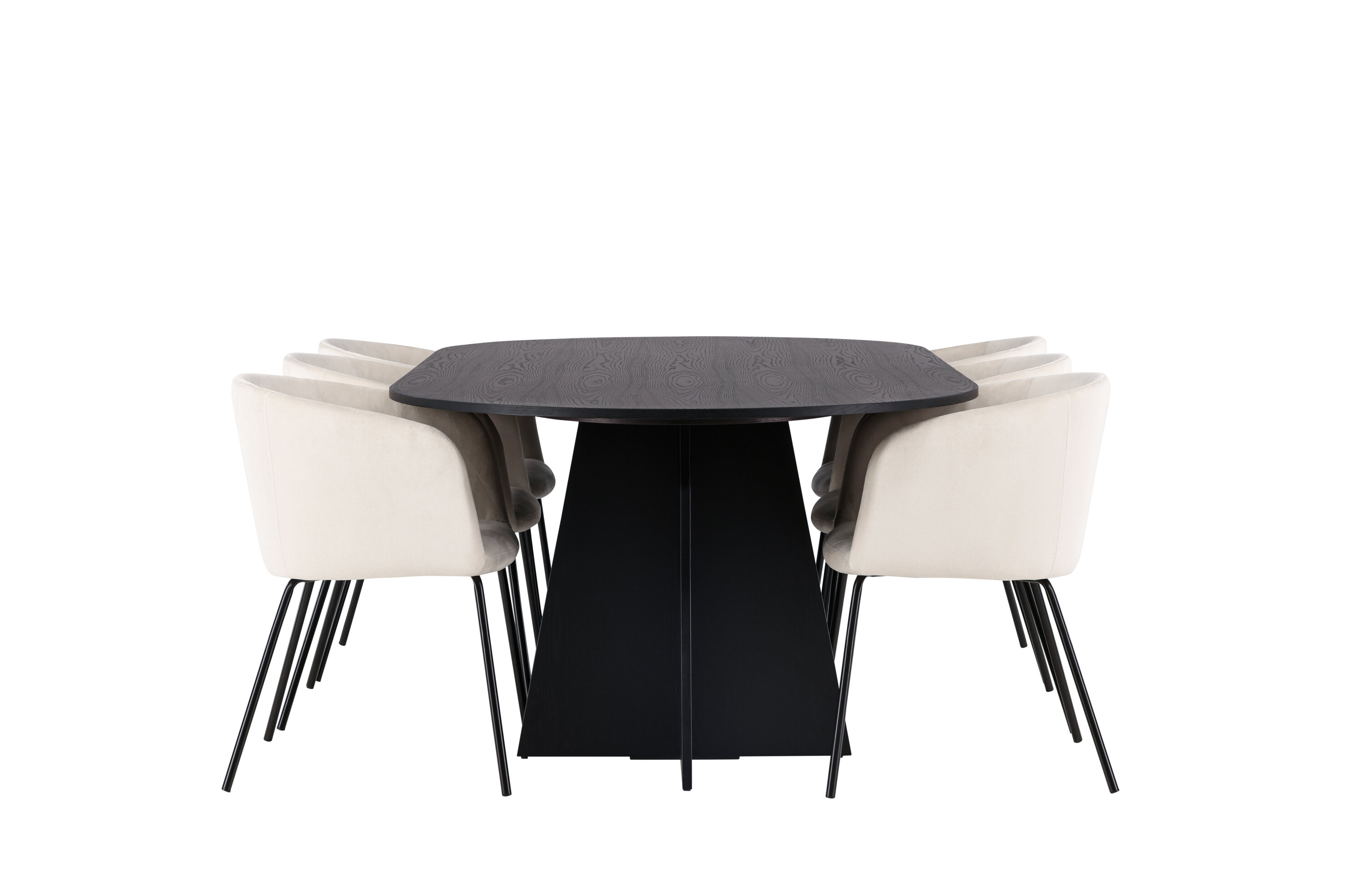 deLOHN Bootcut Oval, Berit Téglalap alakú étkezőgarnitúra