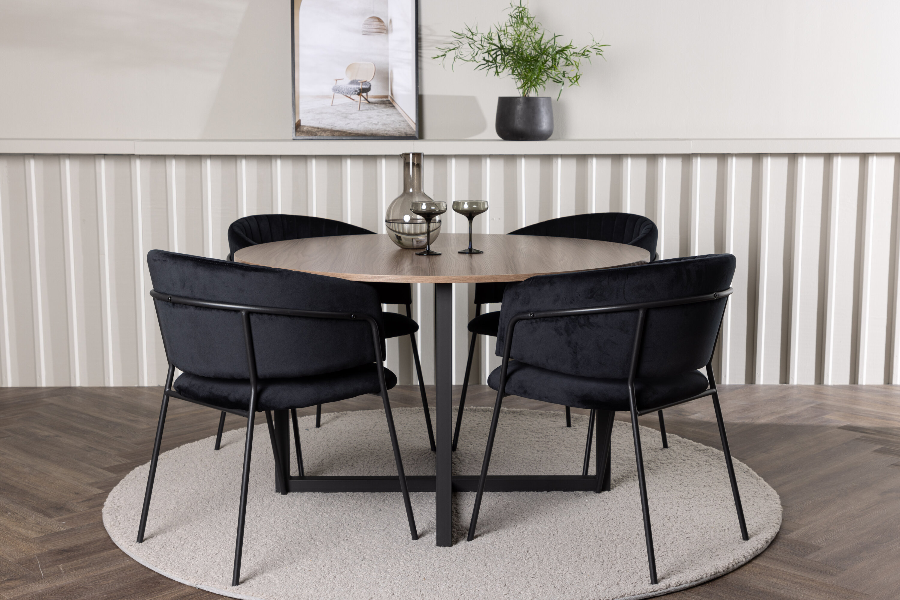 deLOHN Selma Kör alakú étkezőgarnitúra deLOHN Selma Kör alakú étkezőgarnitúra