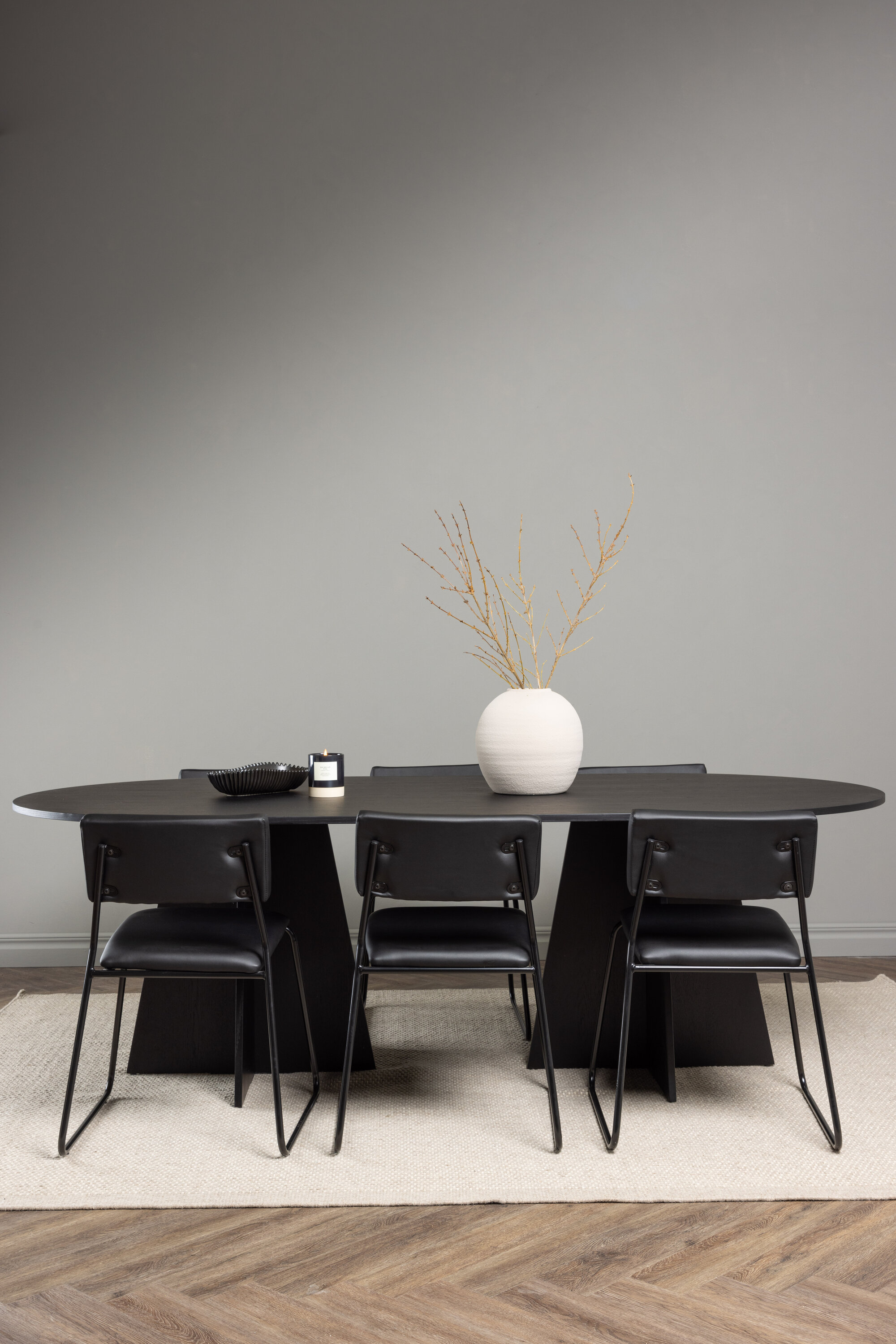 deLOHN Bootcut Oval, Kenth Téglalap alakú étkezőgarnitúra