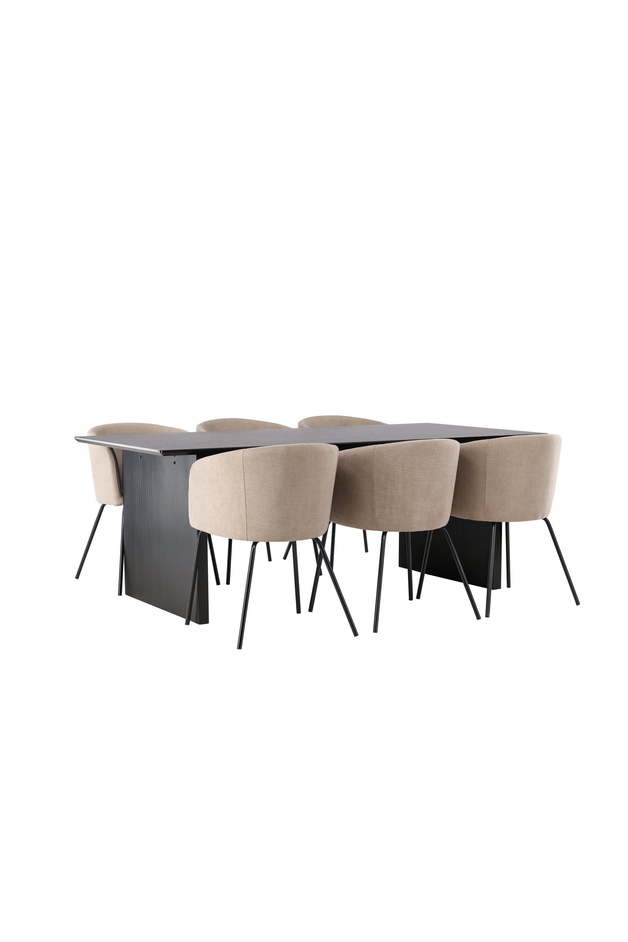 deLOHN Vail, Berit Téglalap alakú étkezőgarnitúra