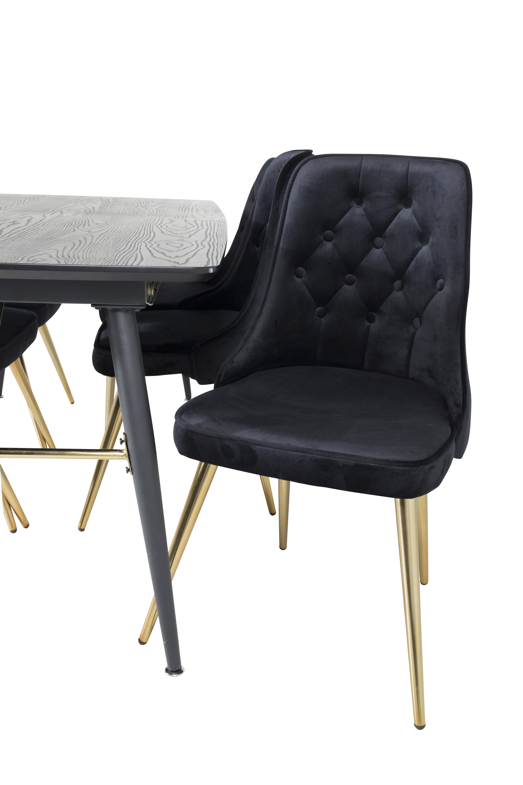 deLOHN Gold, Velvet Deluxe Téglalap alakú étkezőgarnitúra