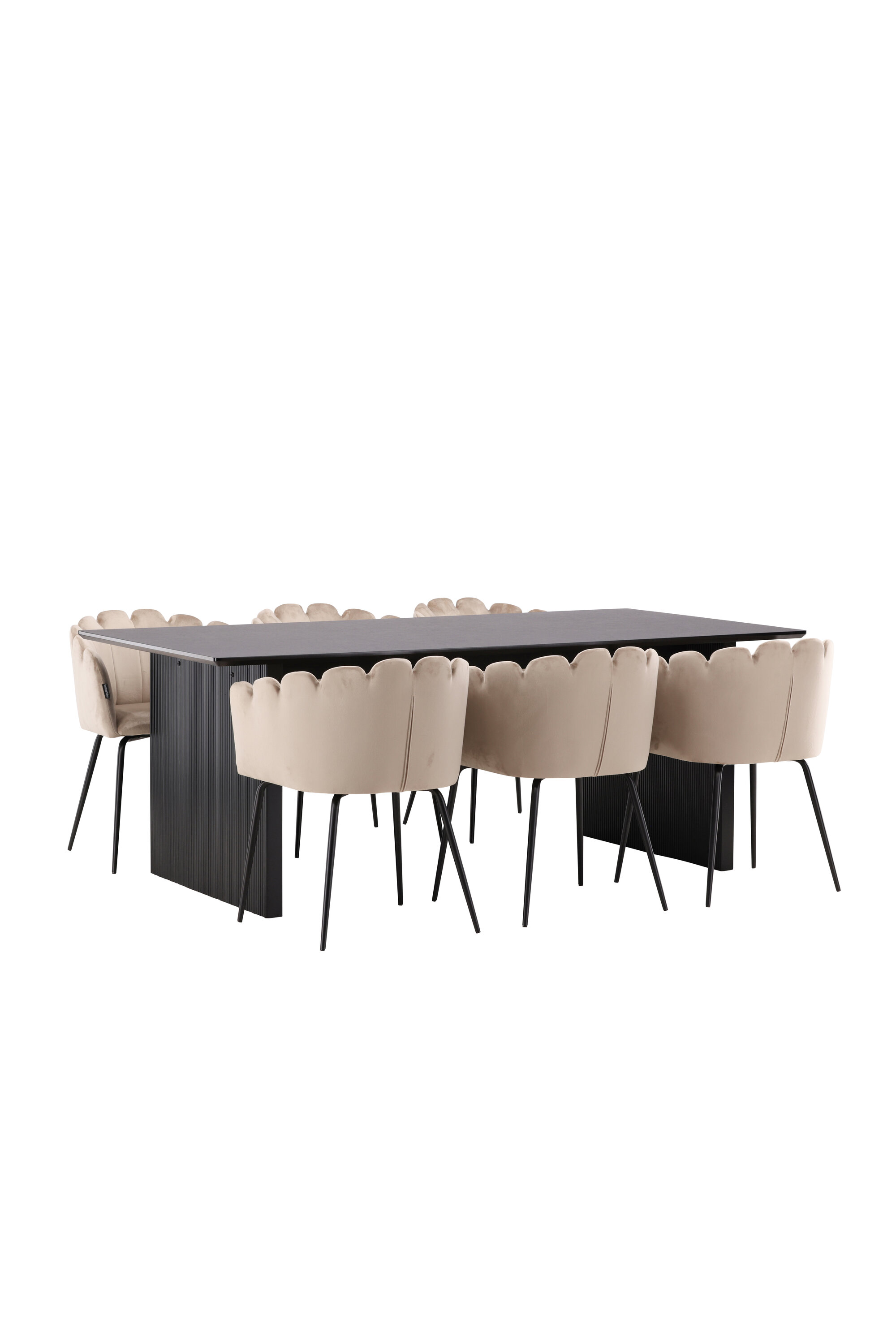 deLOHN Vail, Limhamn Téglalap alakú étkezőgarnitúra