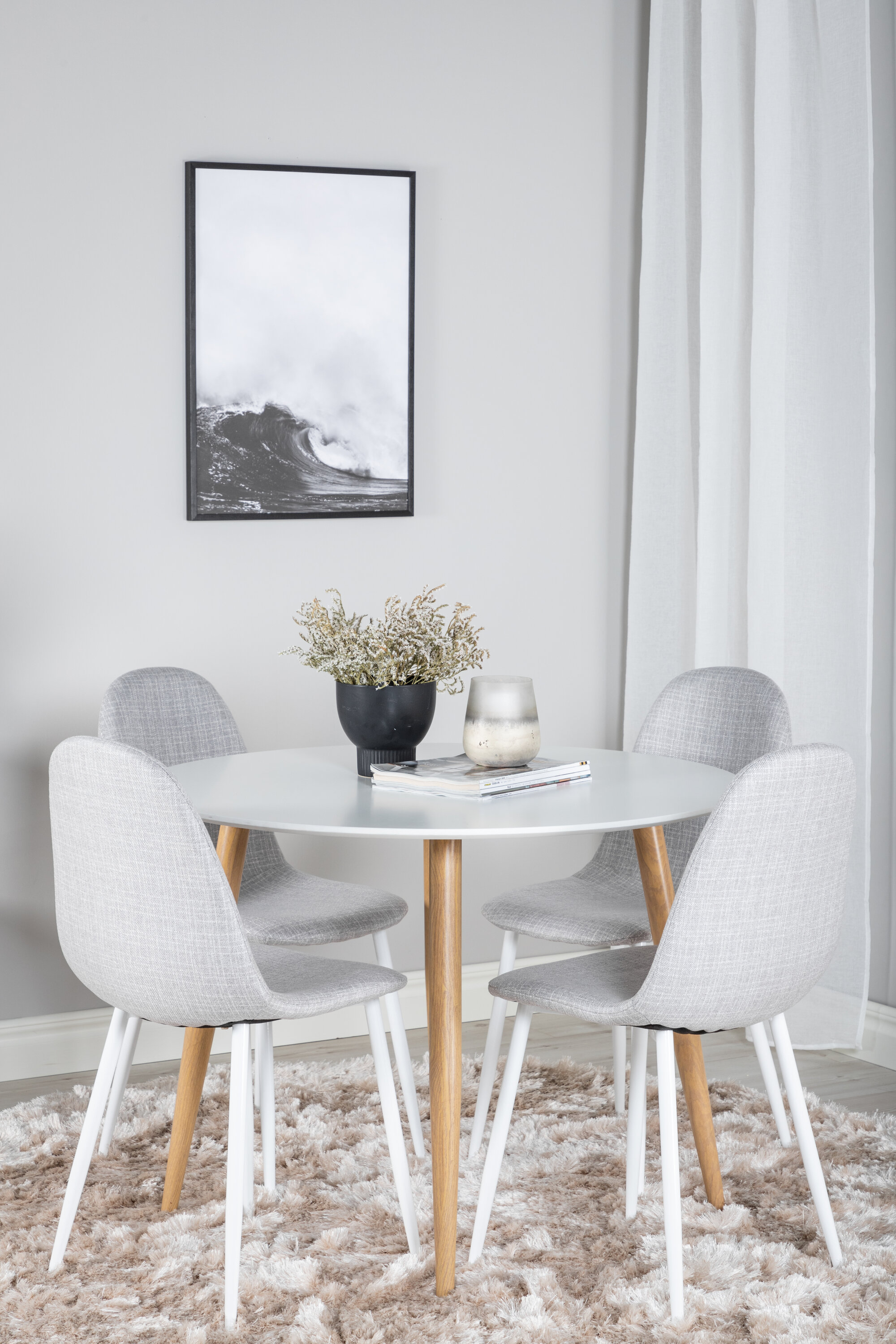 deLOHN Polar, Plaza Kör alakú étkezőgarnitúra