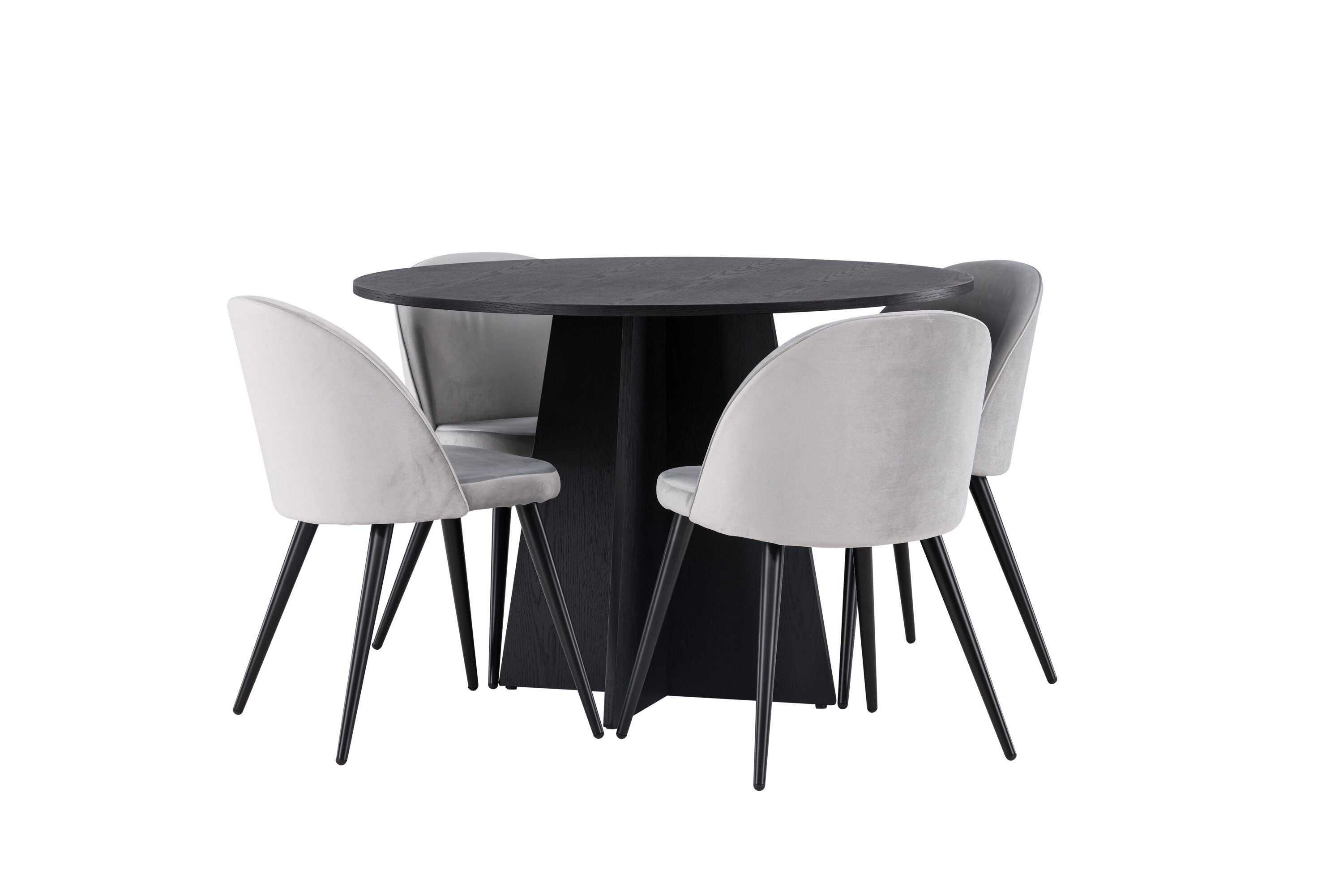 deLOHN Bootcut Round, Velvet Kör alakú étkezőgarnitúra