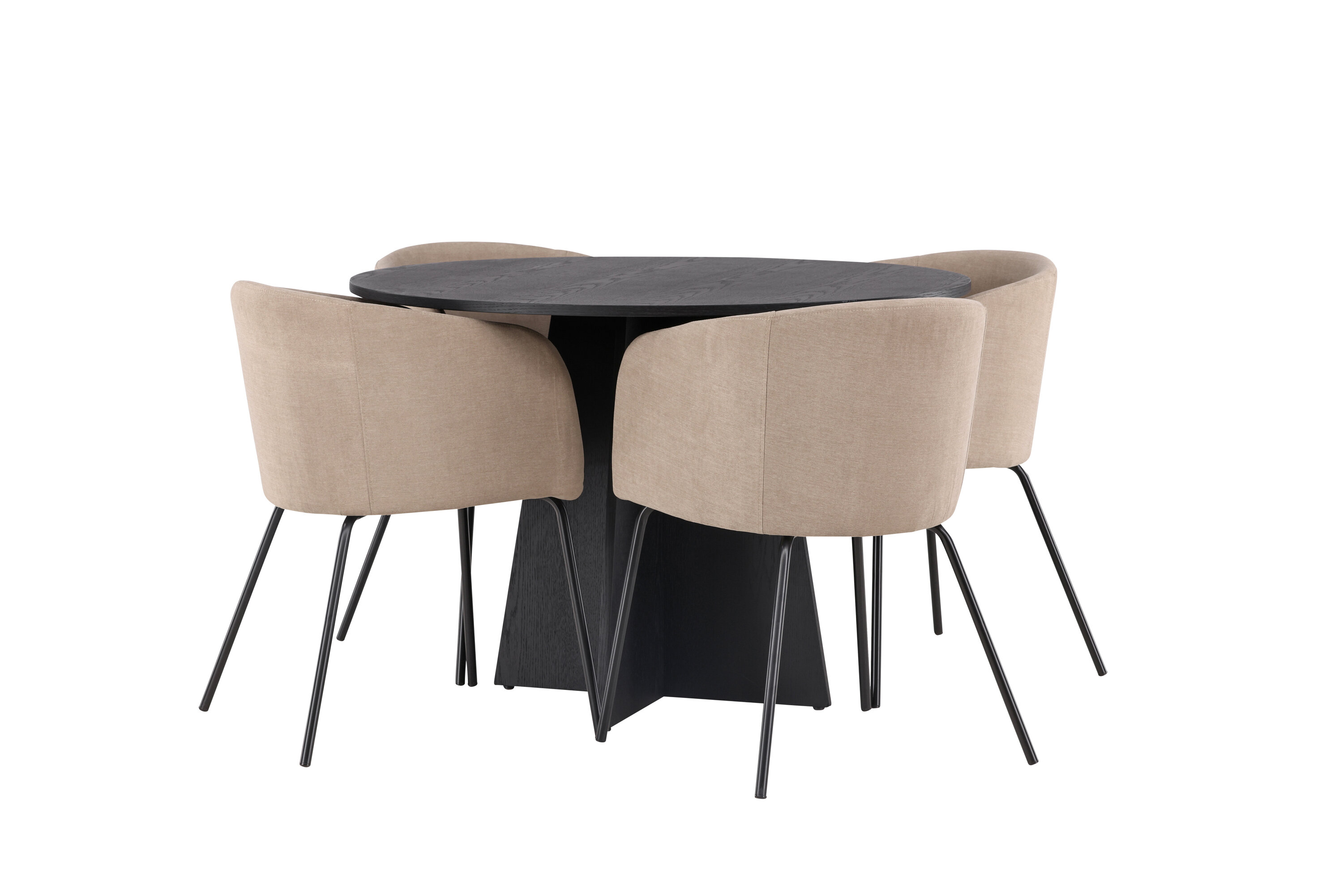 deLOHN Bootcut Round, Berit Kör alakú étkezőgarnitúra