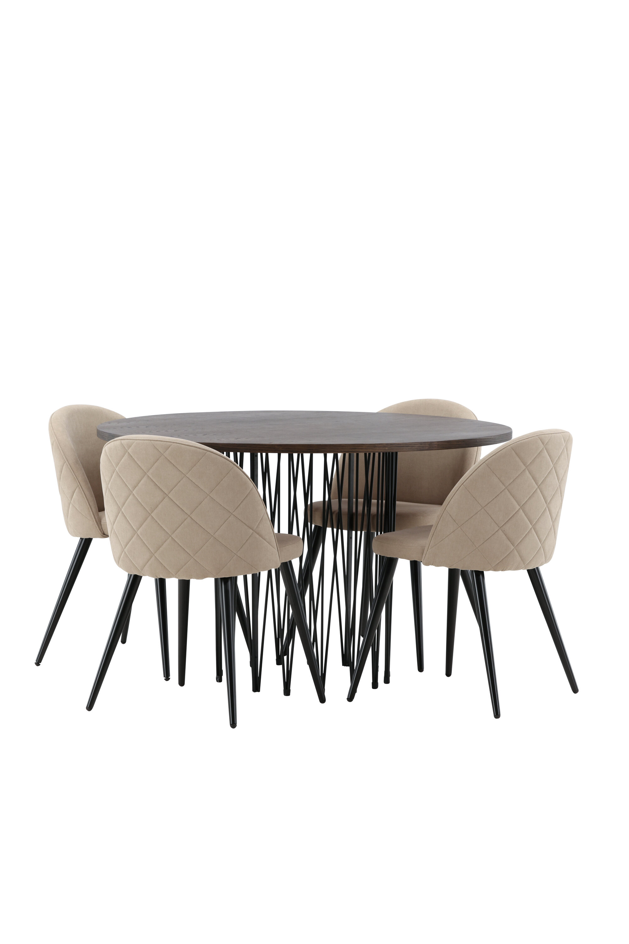 deLOHN Stone round, Velvet Kör alakú étkezőgarnitúra