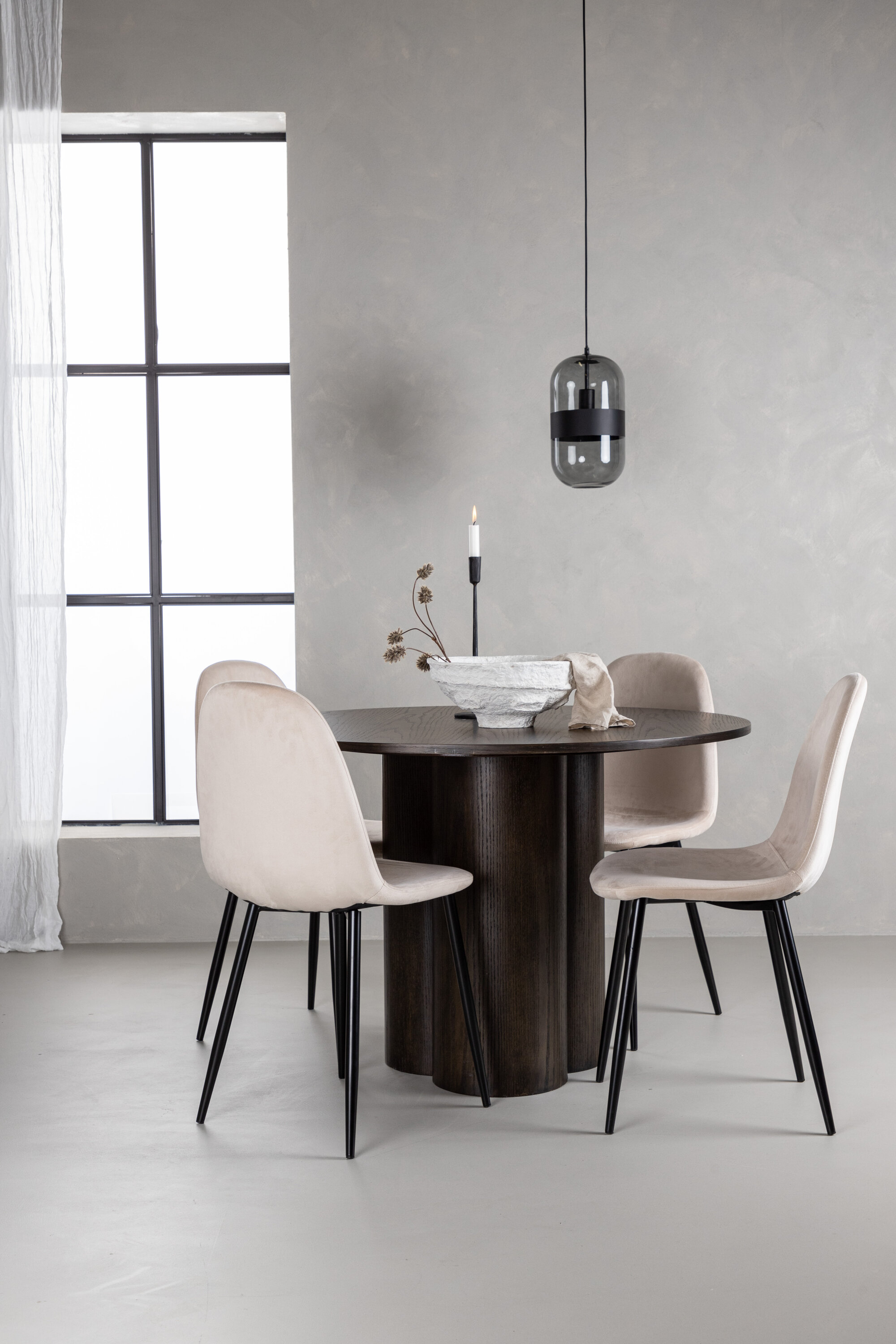 deLOHN Olivia, Polar Kör alakú étkezőgarnitúra