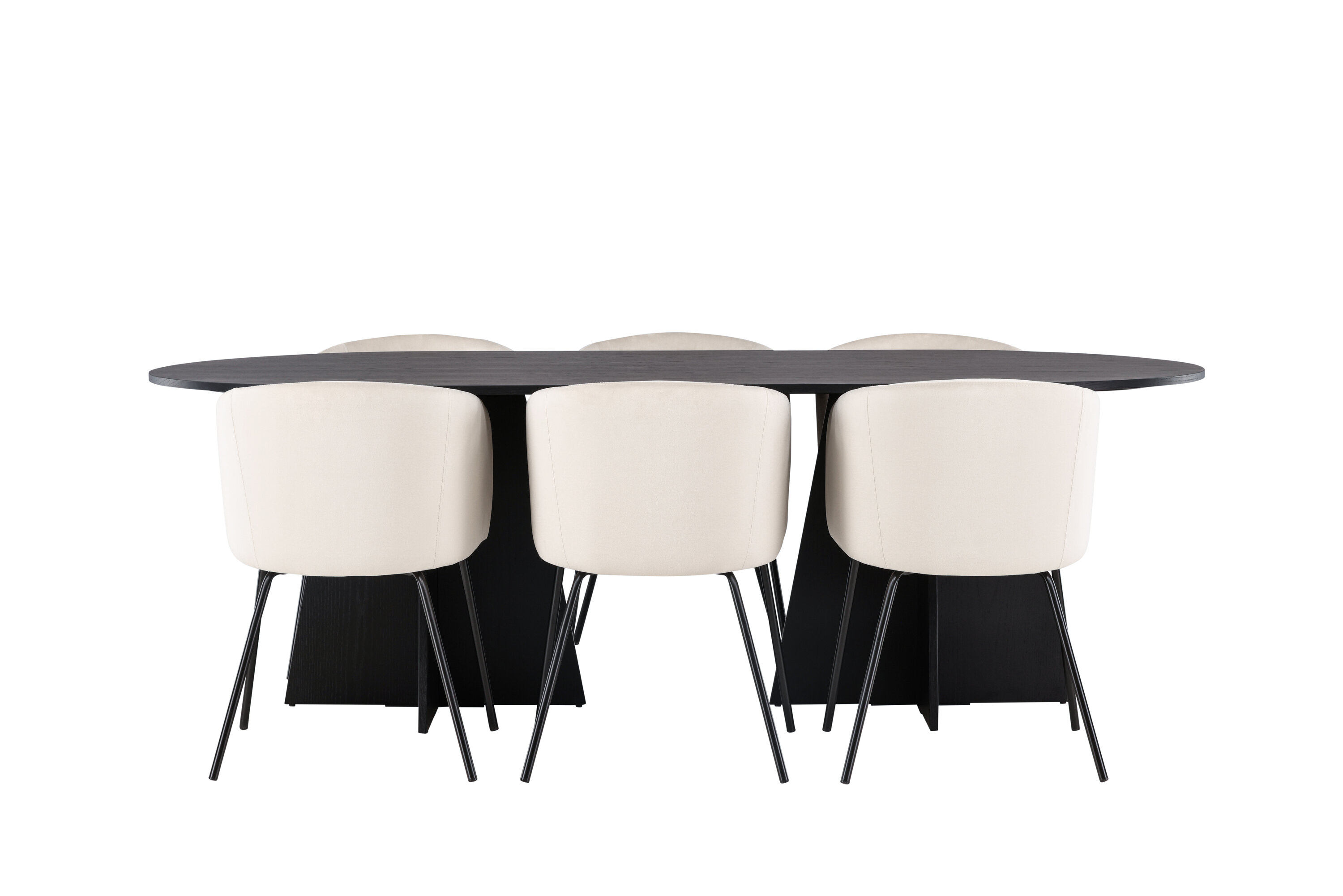 deLOHN Bootcut Oval, Berit Téglalap alakú étkezőgarnitúra