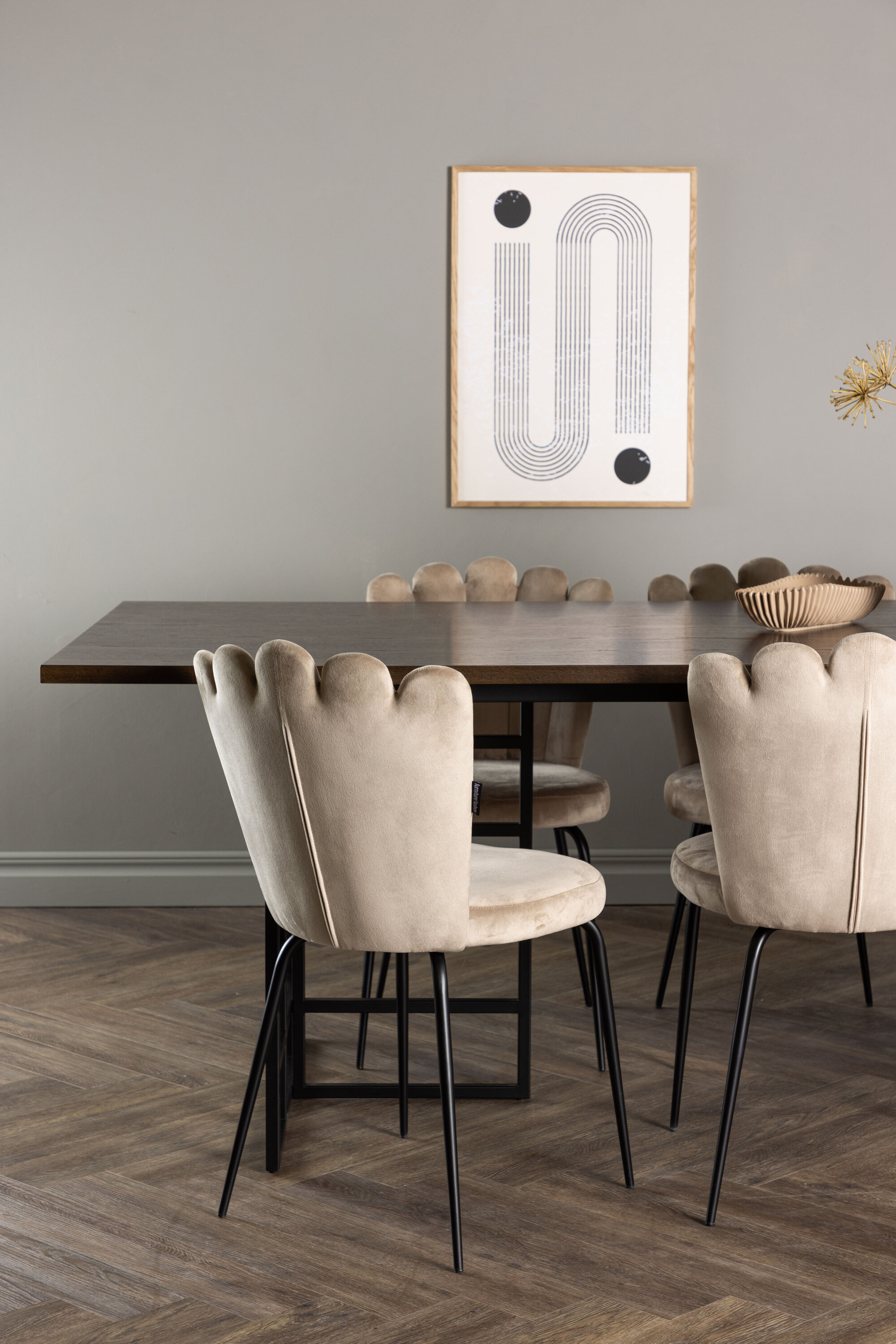 deLOHN Limhamn Téglalap alakú étkezőgarnitúra