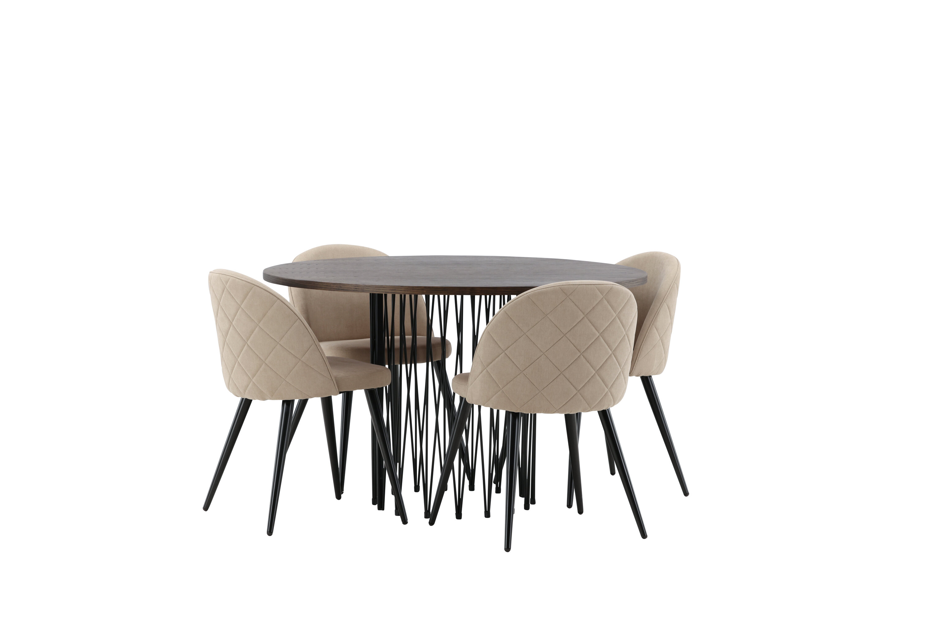 deLOHN Stone round, Velvet Kör alakú étkezőgarnitúra