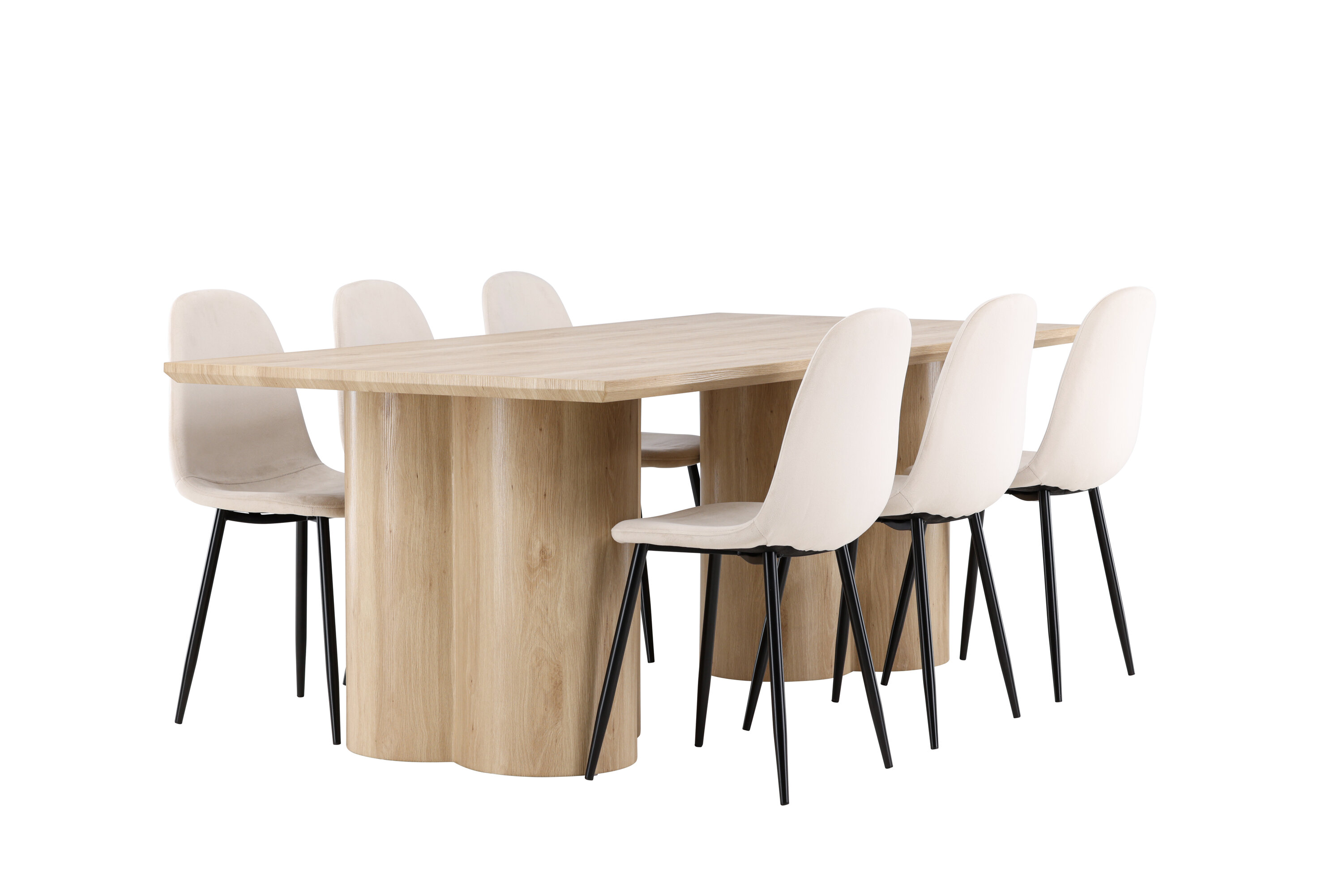 deLOHN Olivia, Polar Téglalap alakú étkezőgarnitúra