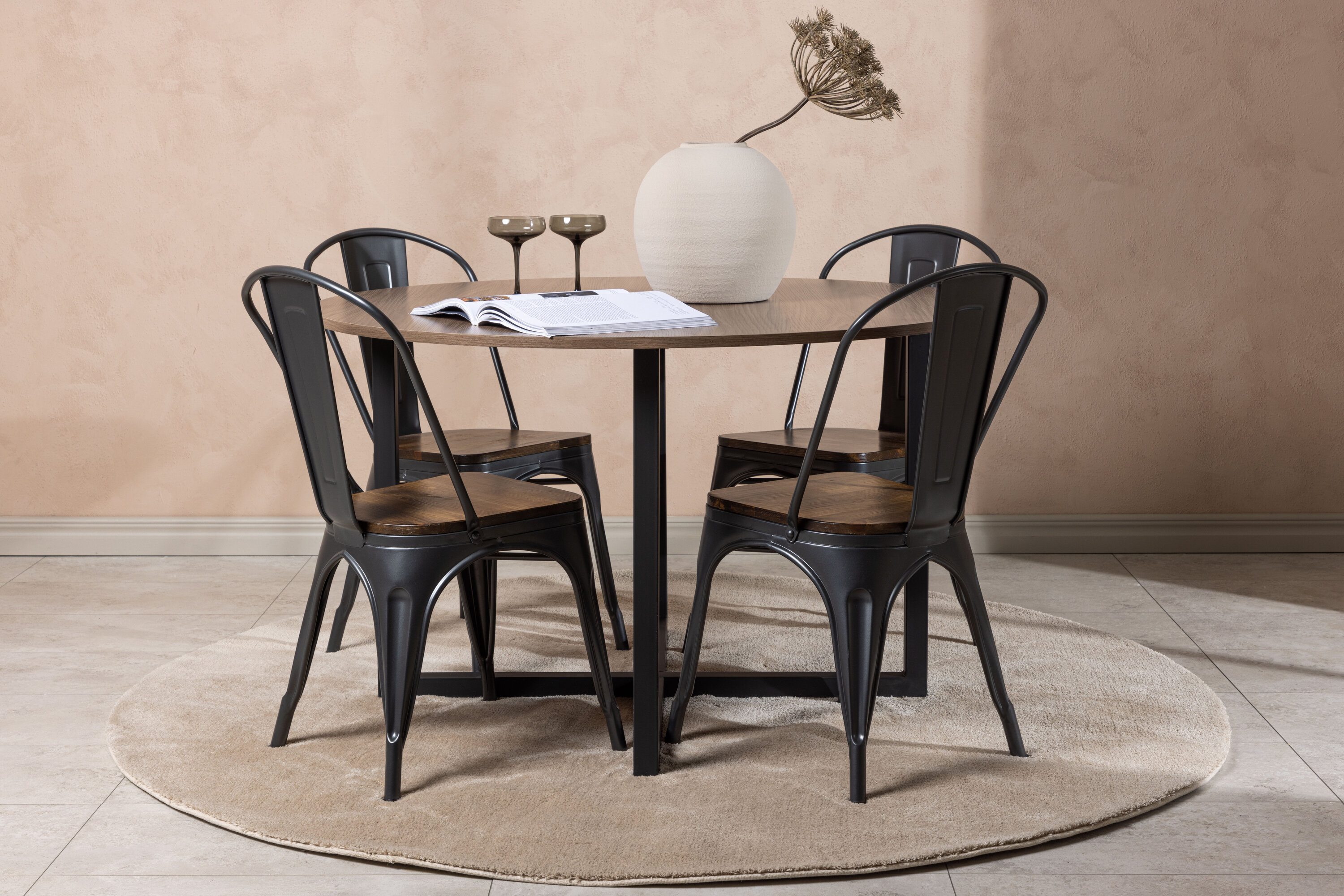 deLOHN Durango, Tempe Kör alakú étkezőgarnitúra