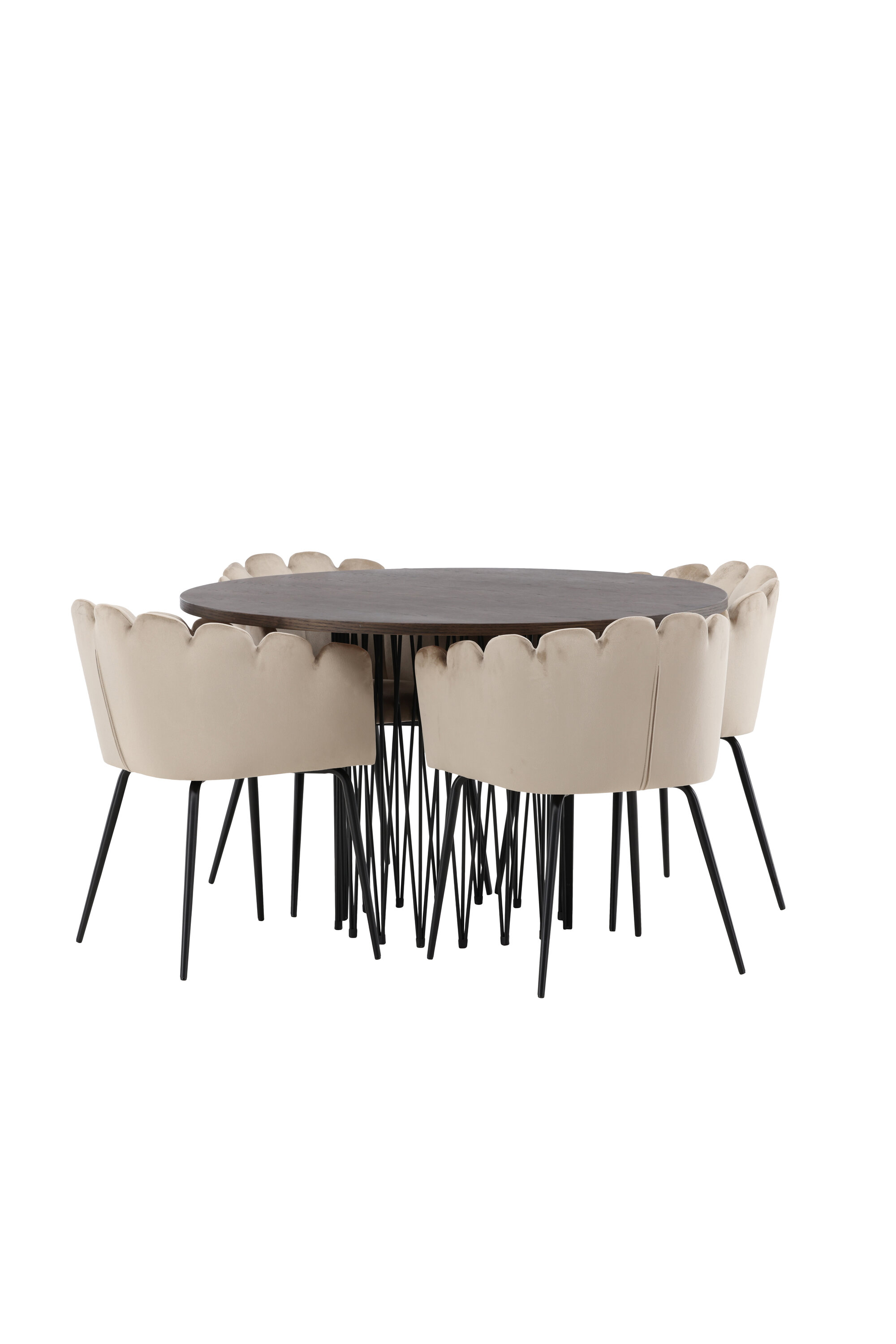 deLOHN Stone round, Limhamn Kör alakú étkezőgarnitúra