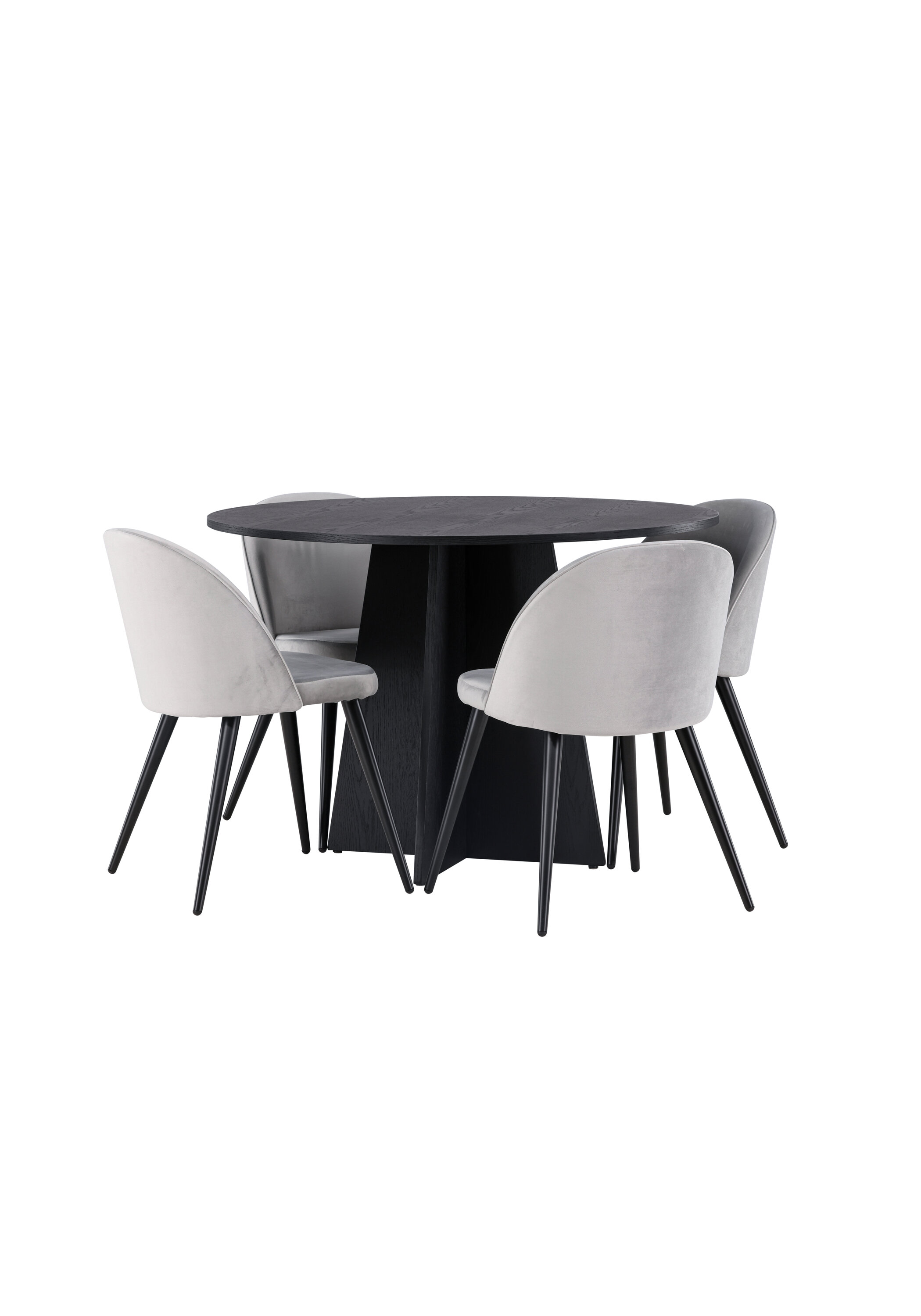 deLOHN Bootcut Round, Velvet Kör alakú étkezőgarnitúra