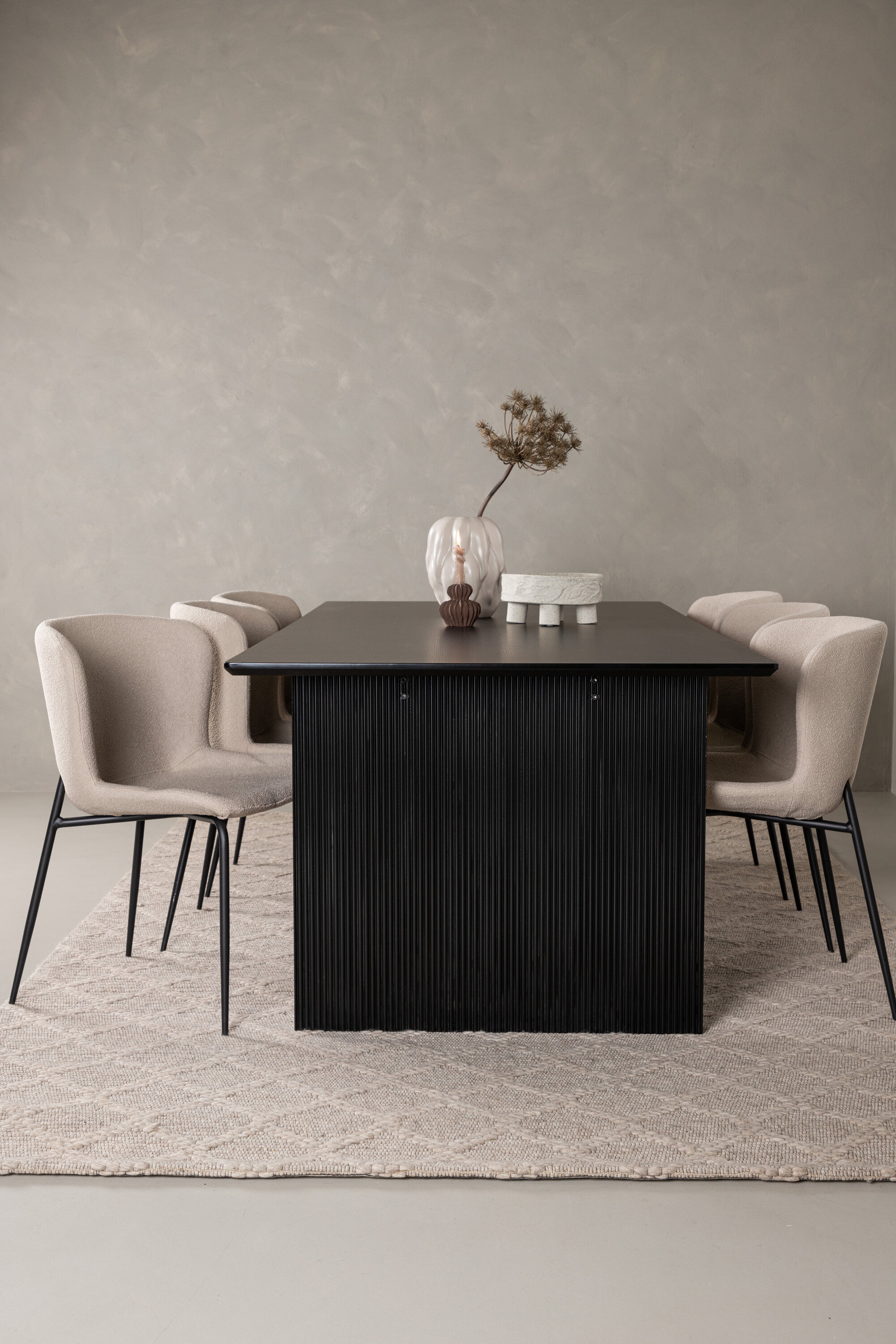 deLOHN Vail, Modesto Téglalap alakú étkezőgarnitúra