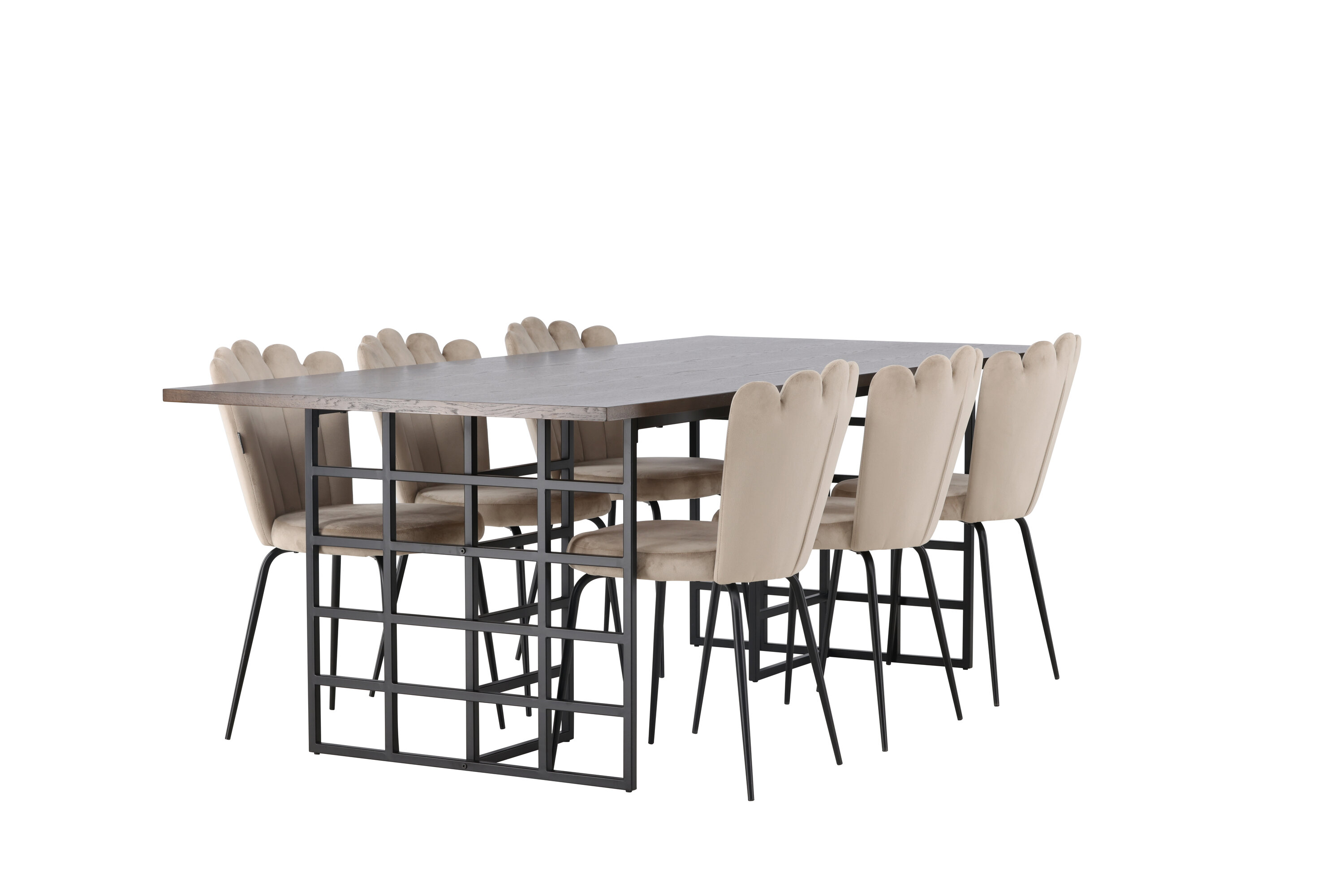 deLOHN Limhamn Téglalap alakú étkezőgarnitúra