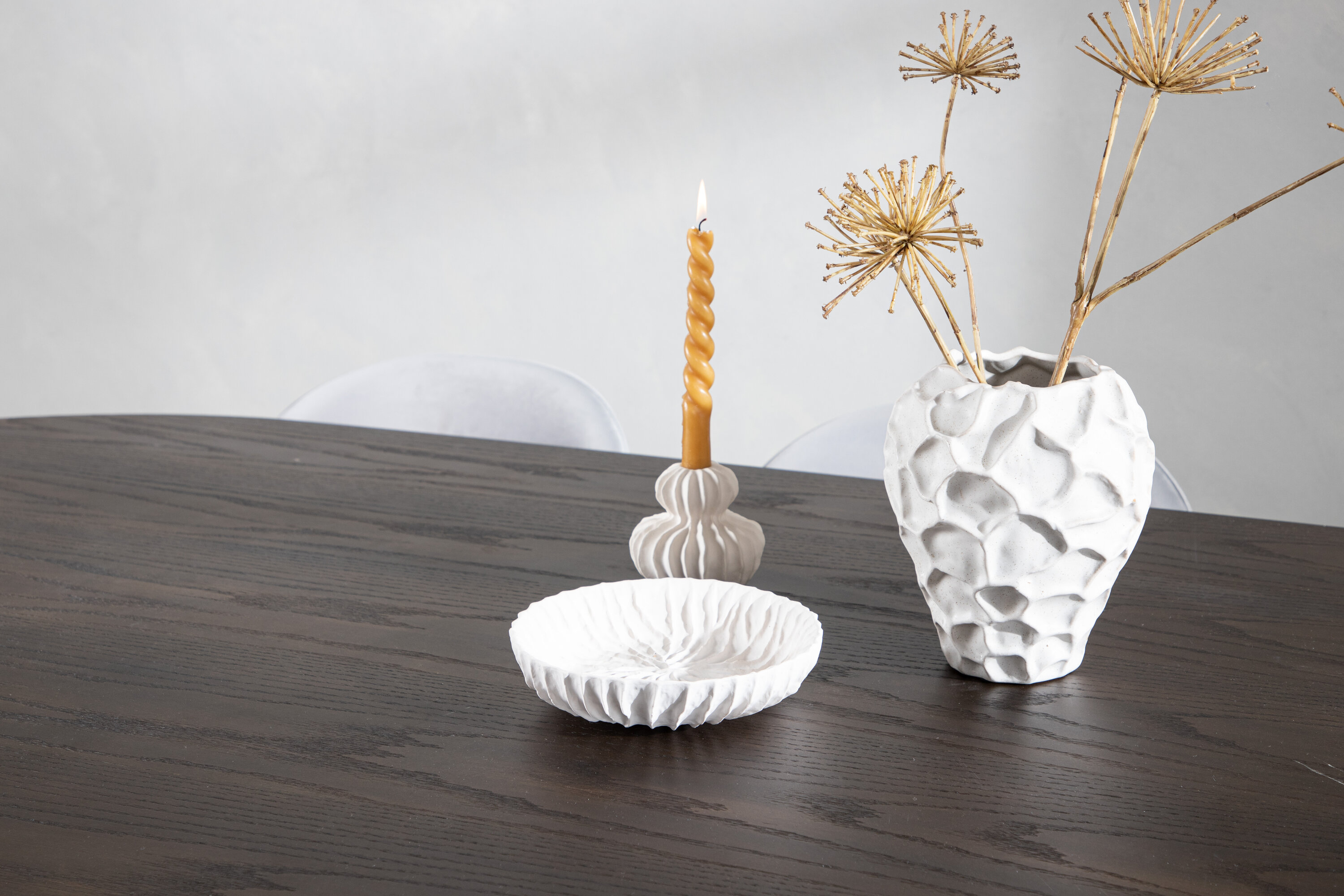 deLOHN Stone oval, Velvet Téglalap alakú étkezőgarnitúra