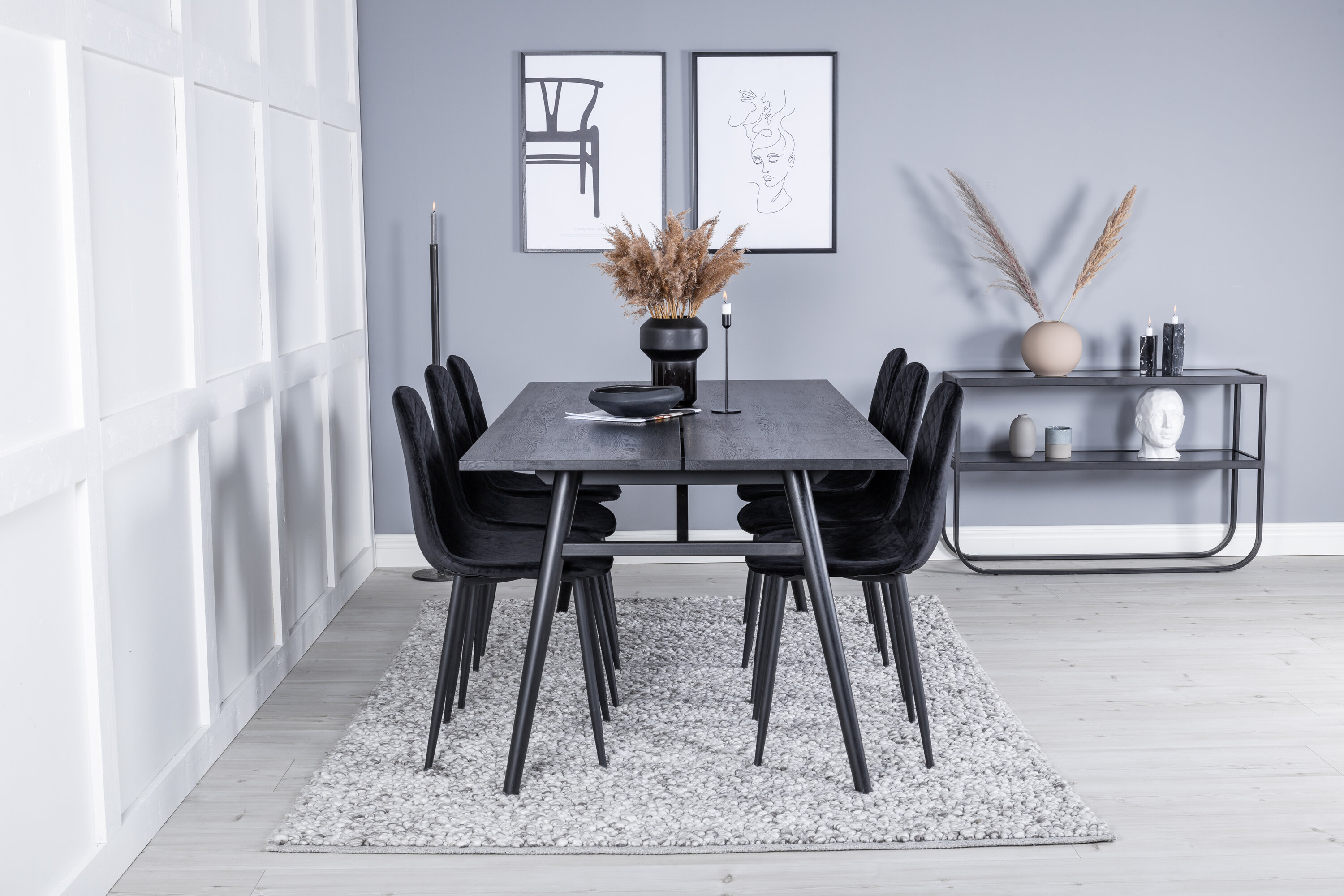 deLOHN Sleek, Polar Téglalap alakú étkezőgarnitúra deLOHN Sleek, Polar Téglalap alakú étkezőgarnitúra