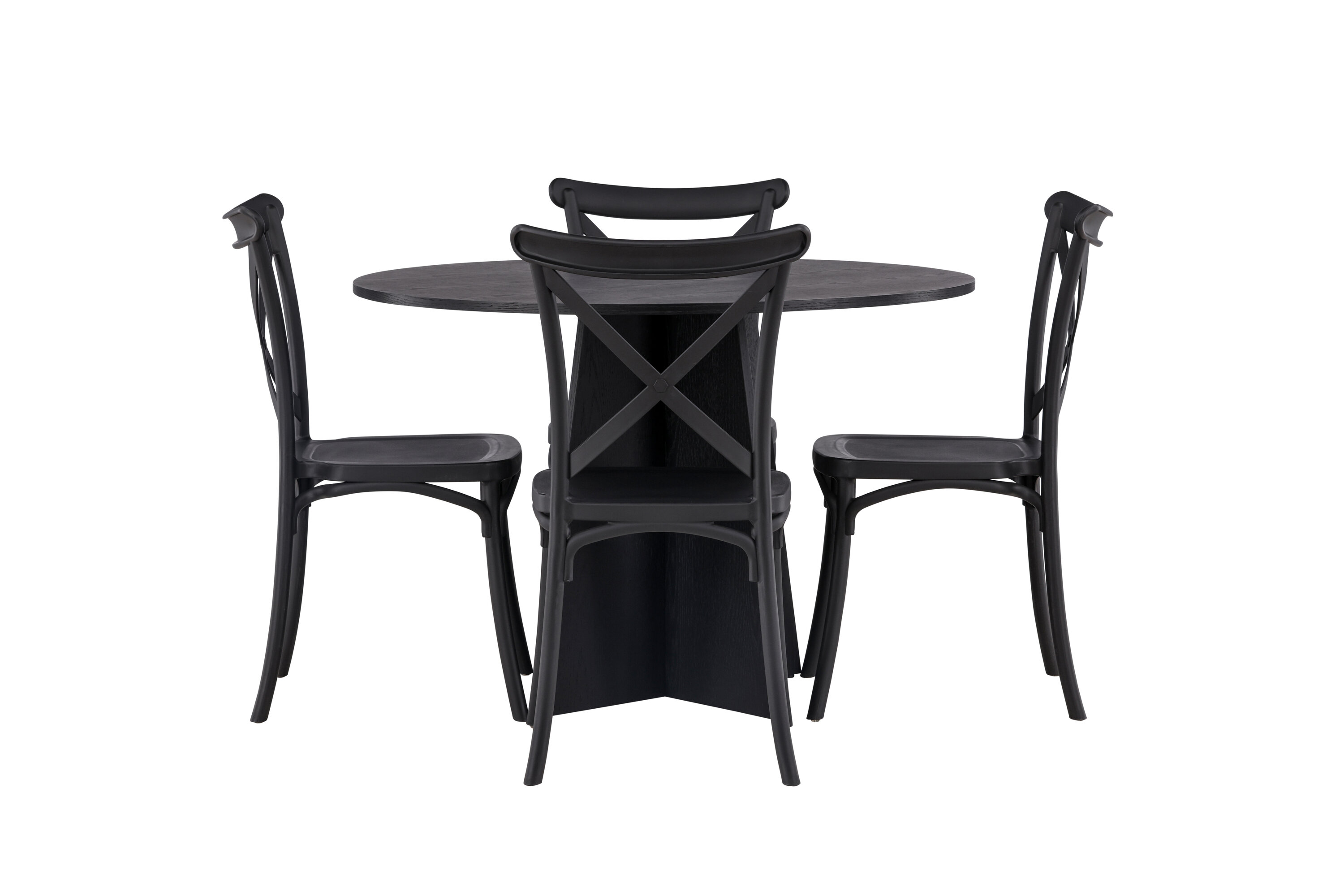 deLOHN Bootcut Round, Crosett Kör alakú étkezőgarnitúra