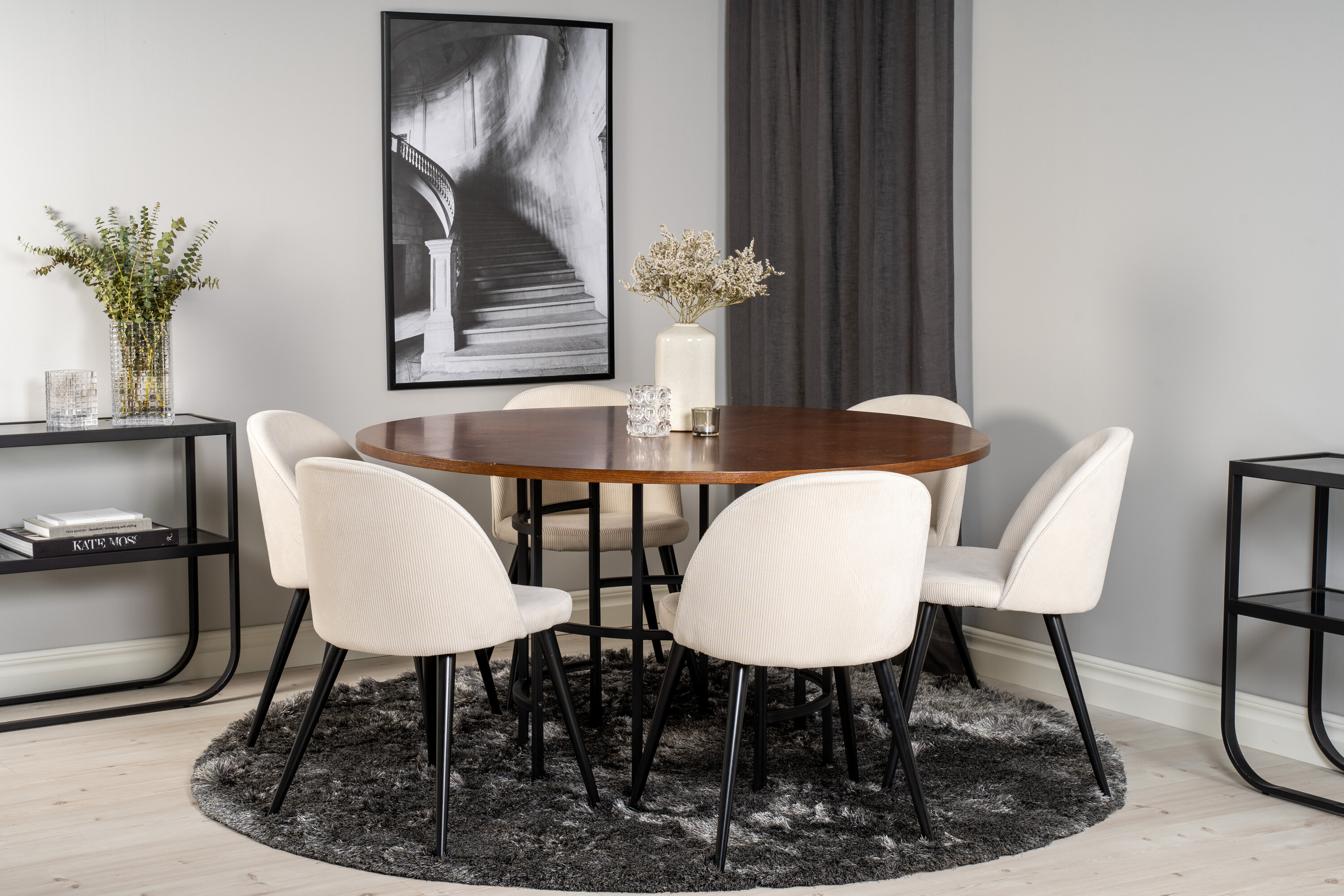 deLOHN Copenhagen, Velvet Kör alakú étkezőgarnitúra deLOHN Copenhagen, Velvet Kör alakú étkezőgarnitúra