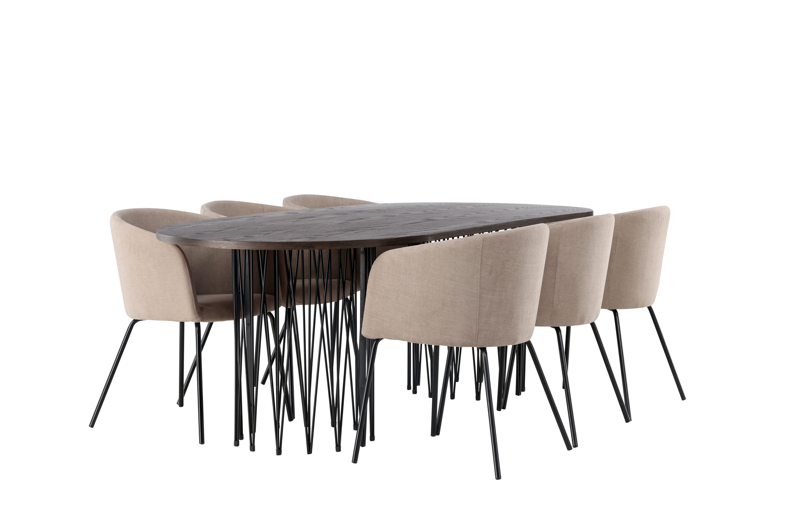 deLOHN Stone oval, Berit Téglalap alakú étkezőgarnitúra