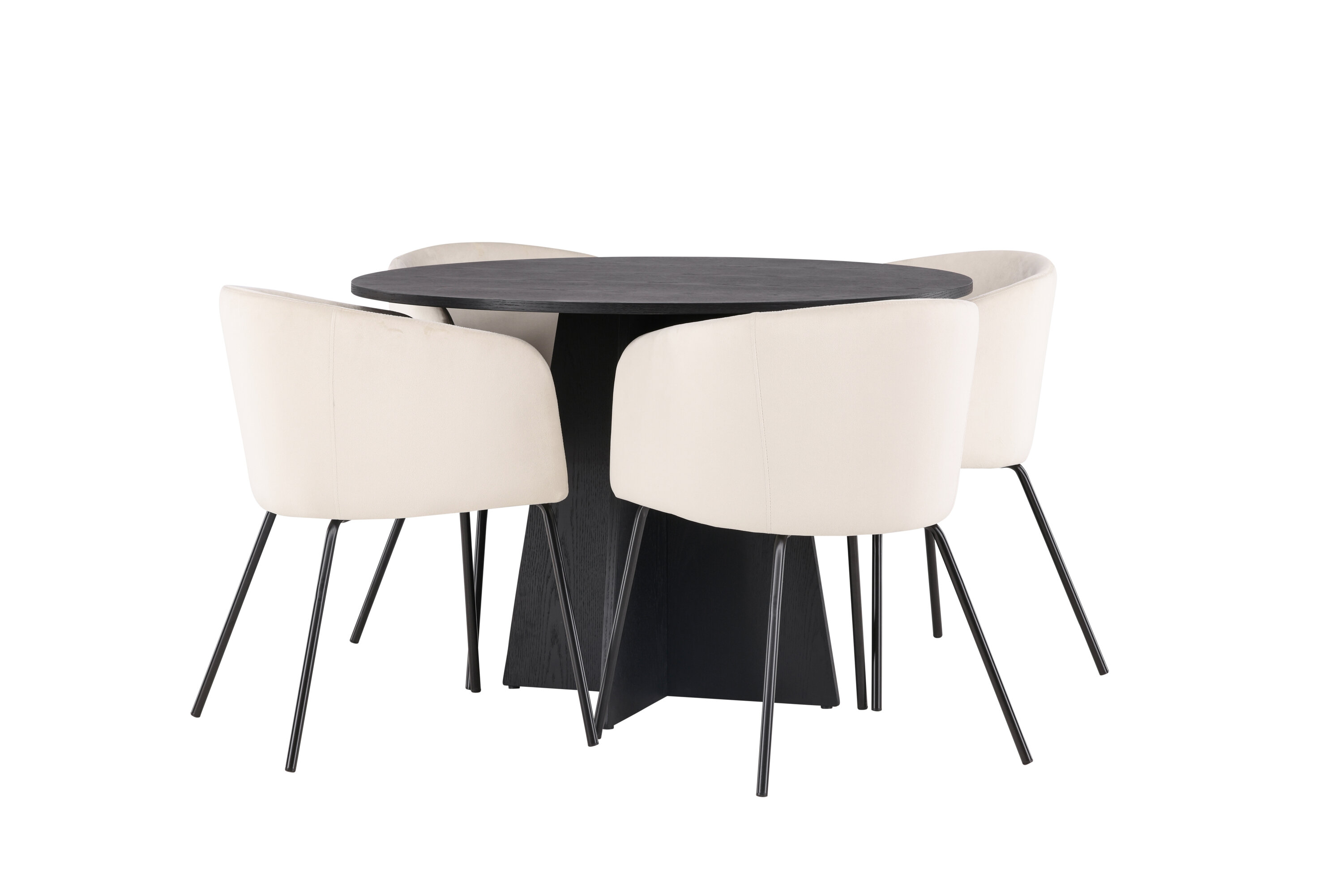 deLOHN Bootcut Round, Berit Kör alakú étkezőgarnitúra