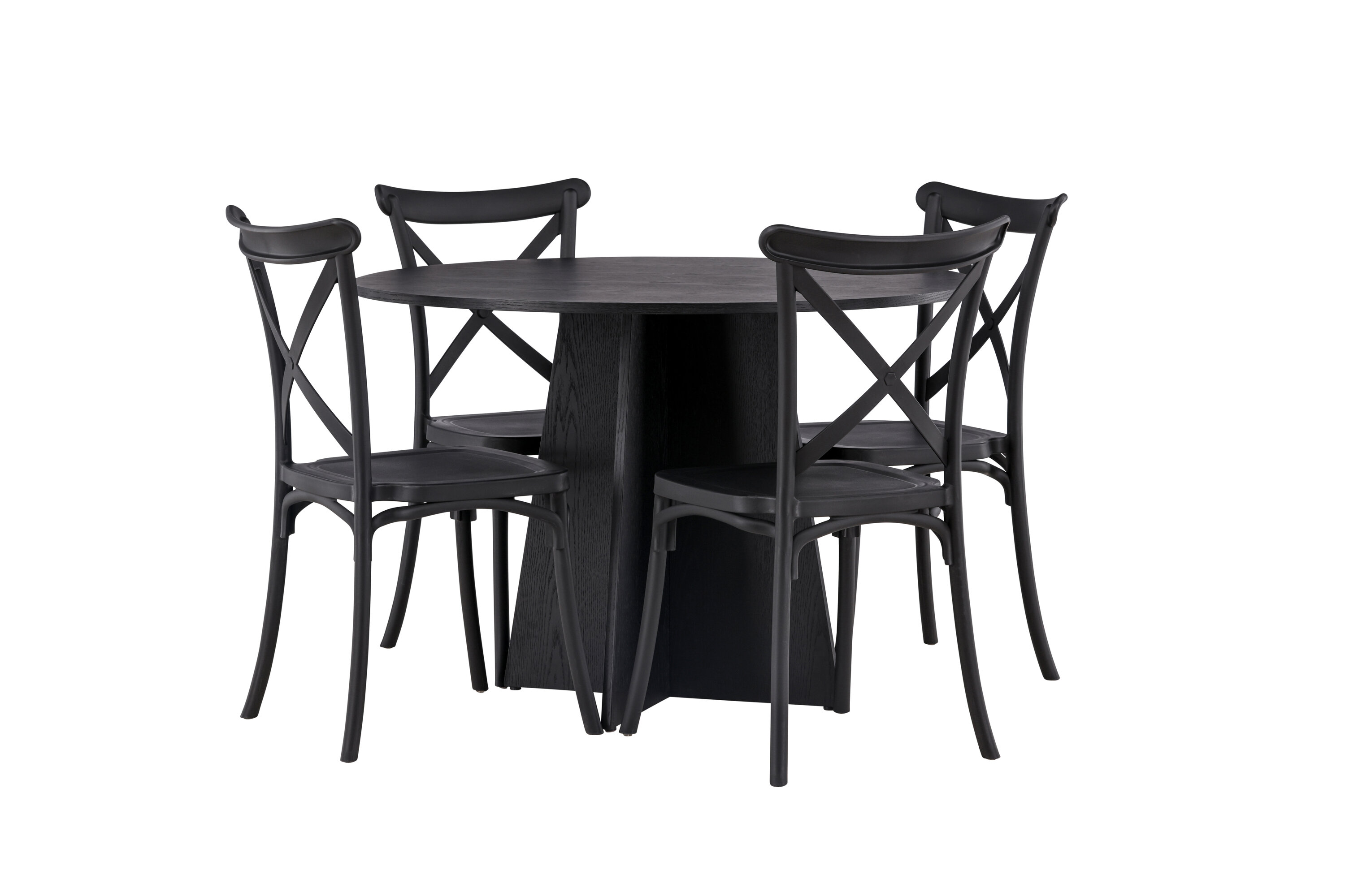 deLOHN Bootcut Round, Crosett Kör alakú étkezőgarnitúra