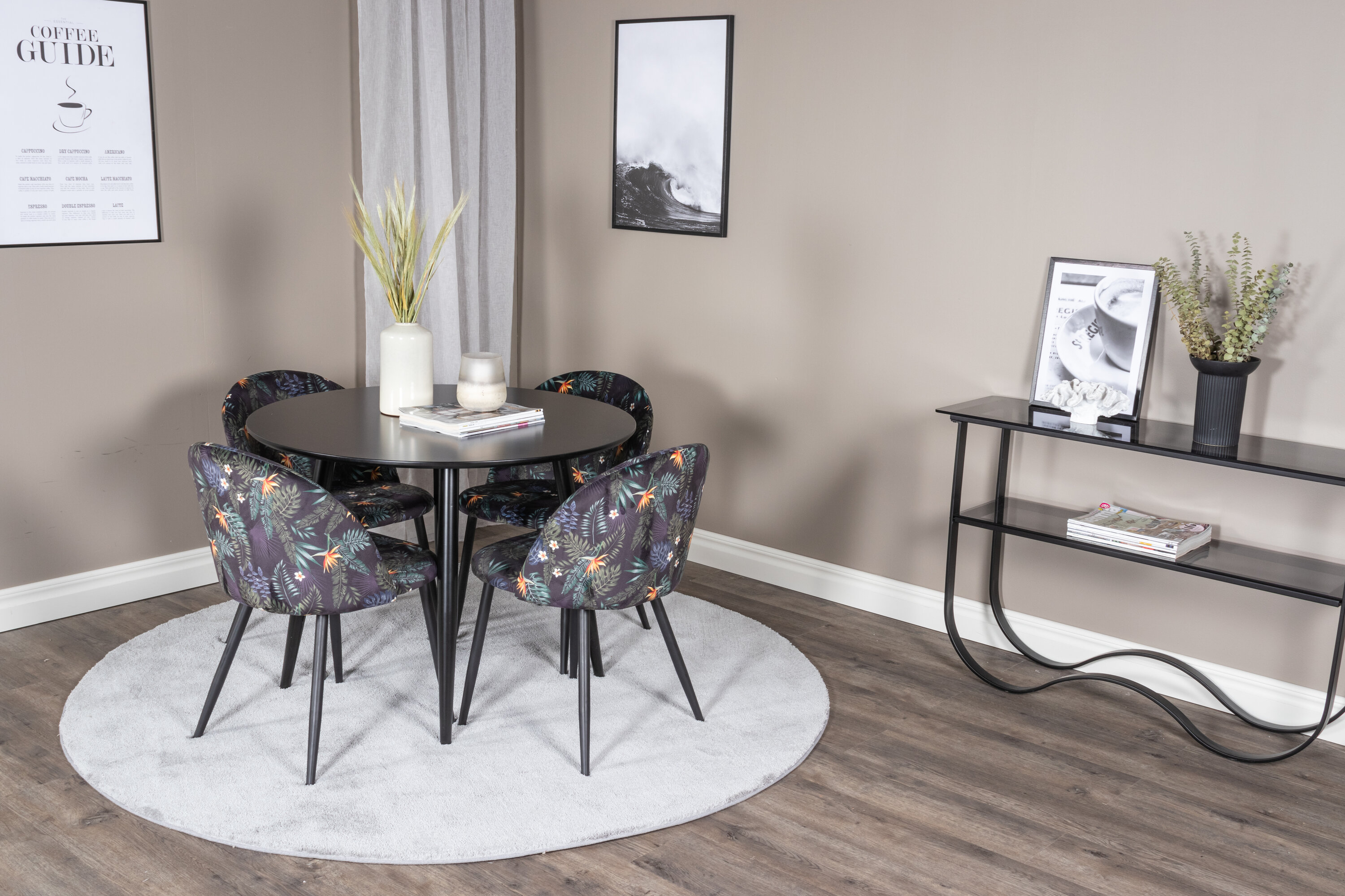 deLOHN Velvet, Plaza Kör alakú étkezőgarnitúra