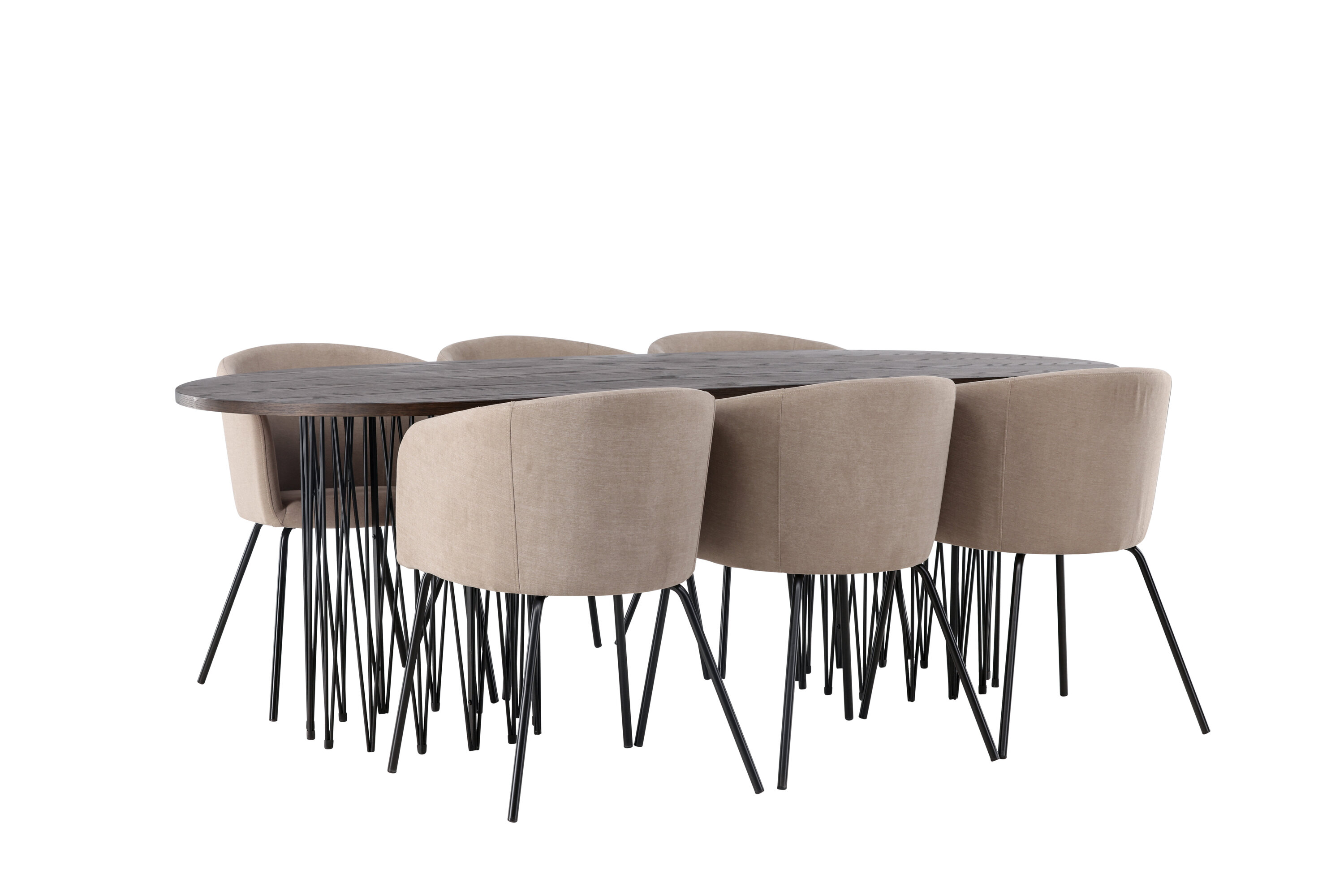 deLOHN Stone oval, Berit Téglalap alakú étkezőgarnitúra