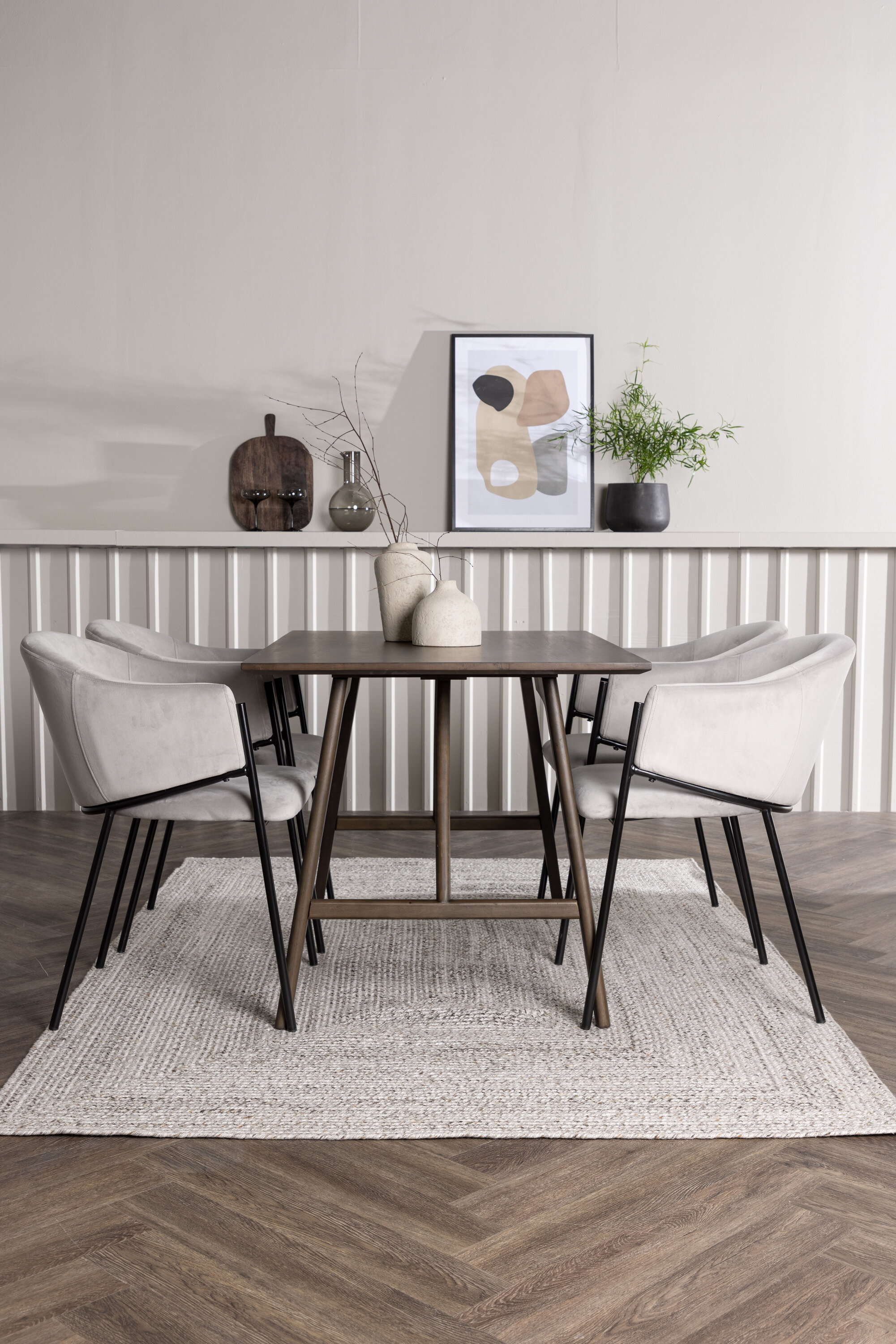 deLOHN Evelina Téglalap alakú étkezőgarnitúra