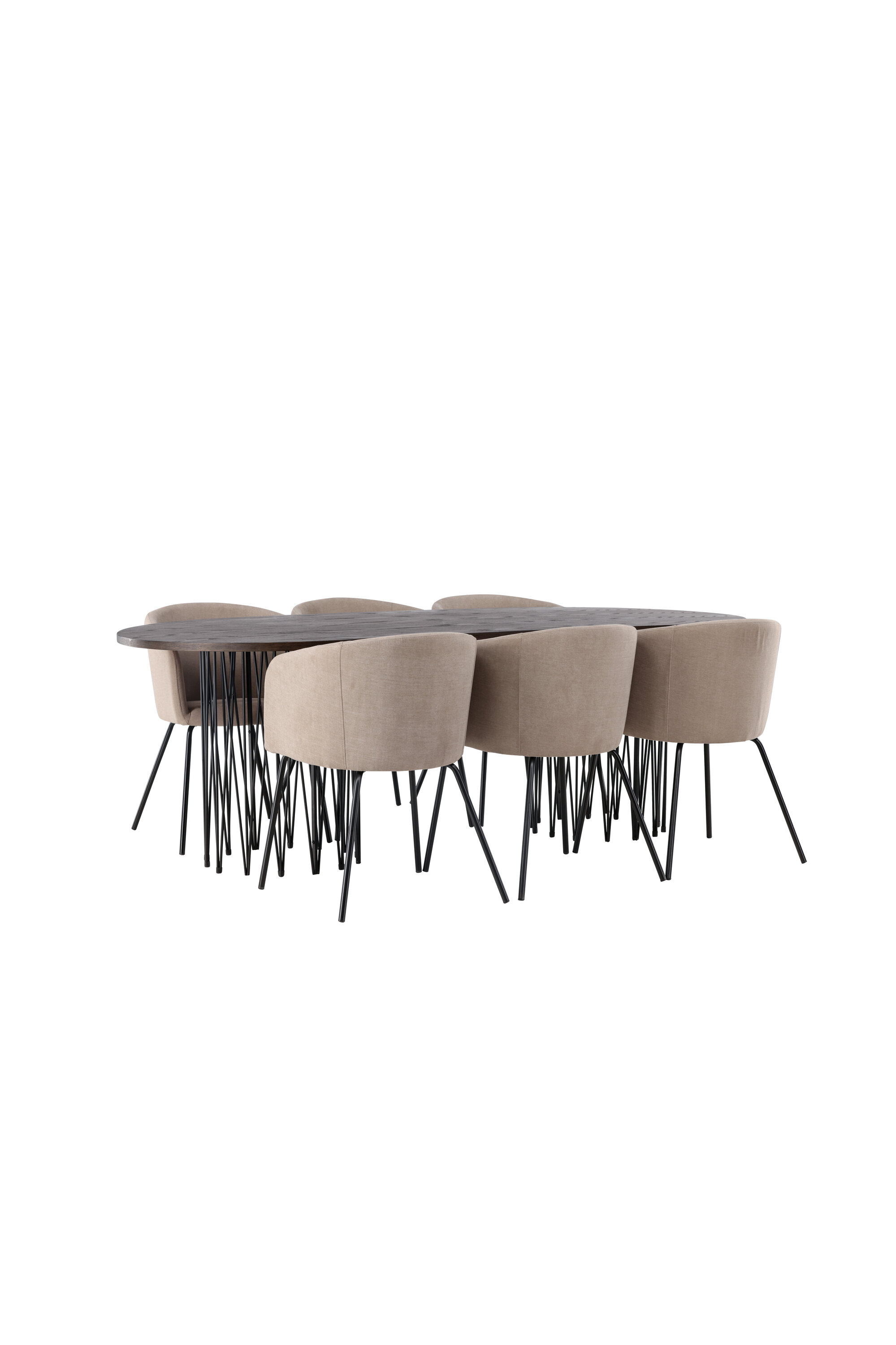 deLOHN Stone oval, Berit Téglalap alakú étkezőgarnitúra