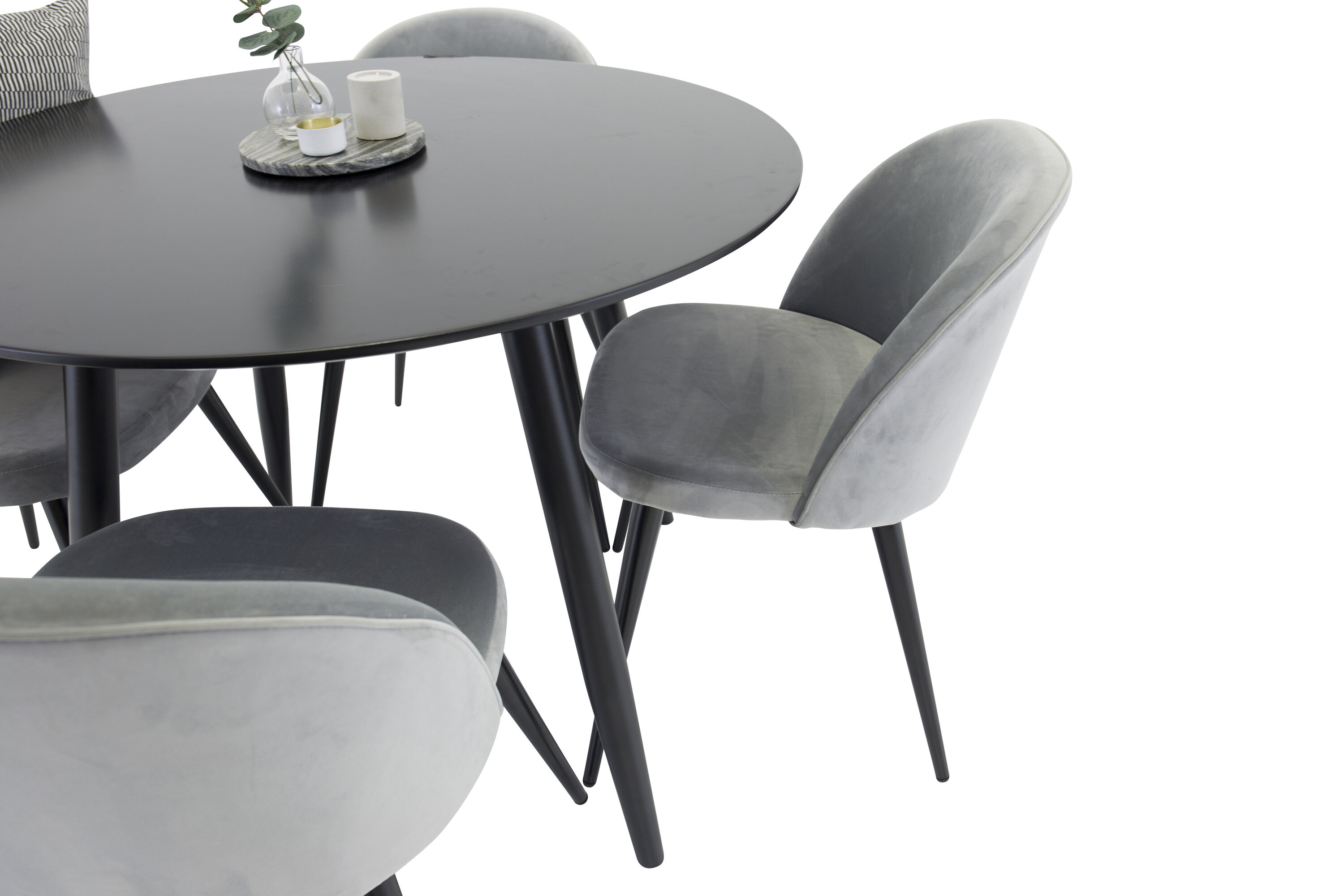 deLOHN Velvet, Plaza Kör alakú étkezőgarnitúra