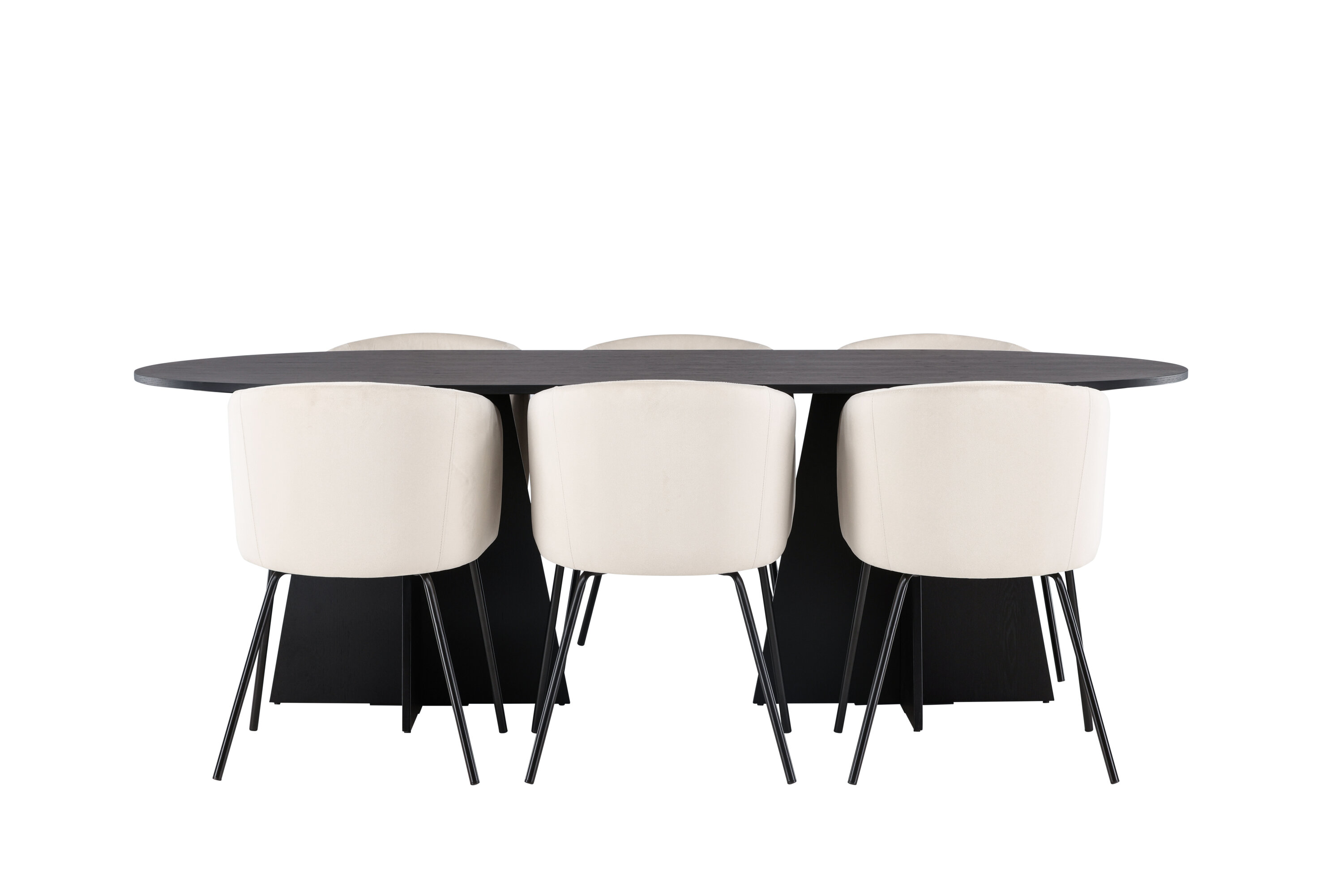 deLOHN Bootcut Oval, Berit Téglalap alakú étkezőgarnitúra