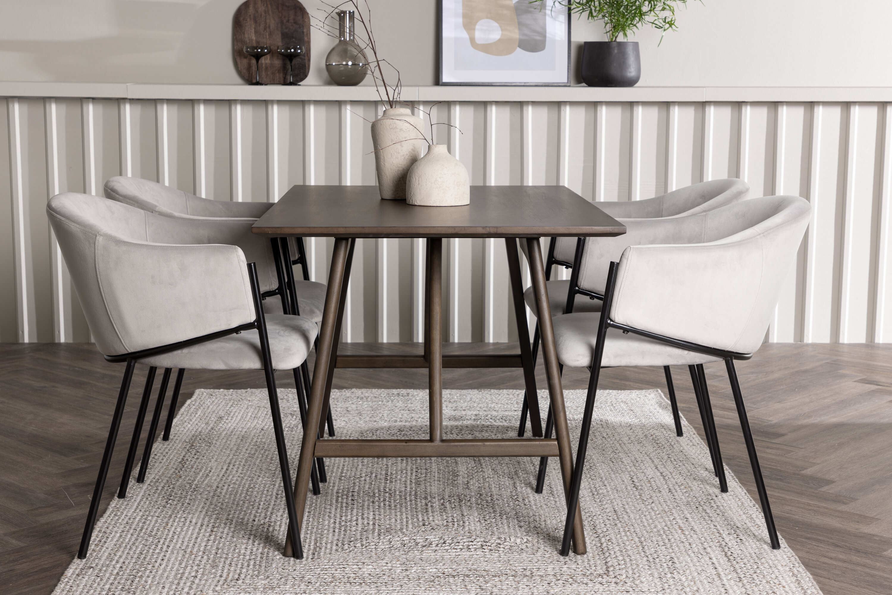 deLOHN Evelina Téglalap alakú étkezőgarnitúra