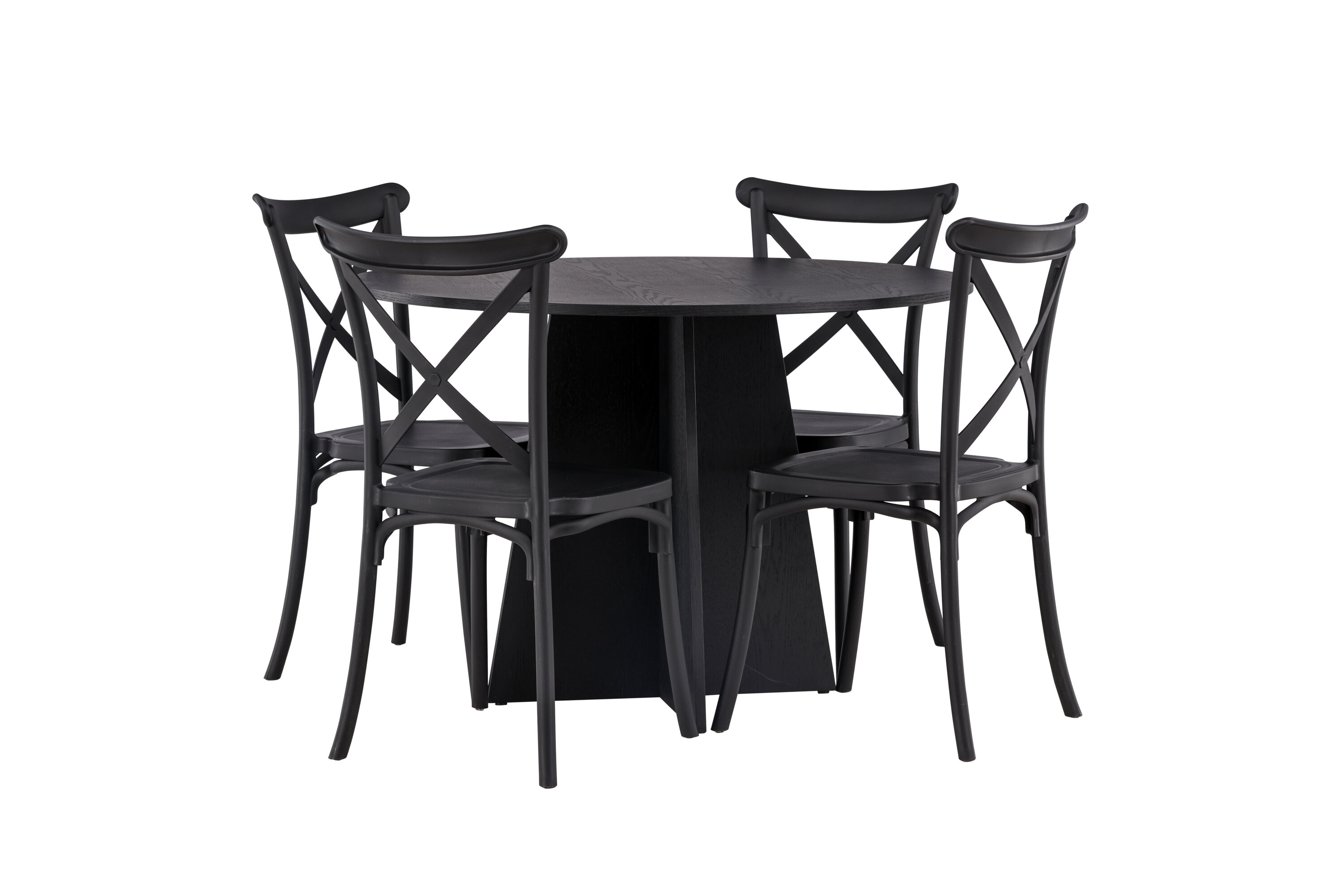 deLOHN Bootcut Round, Crosett Kör alakú étkezőgarnitúra