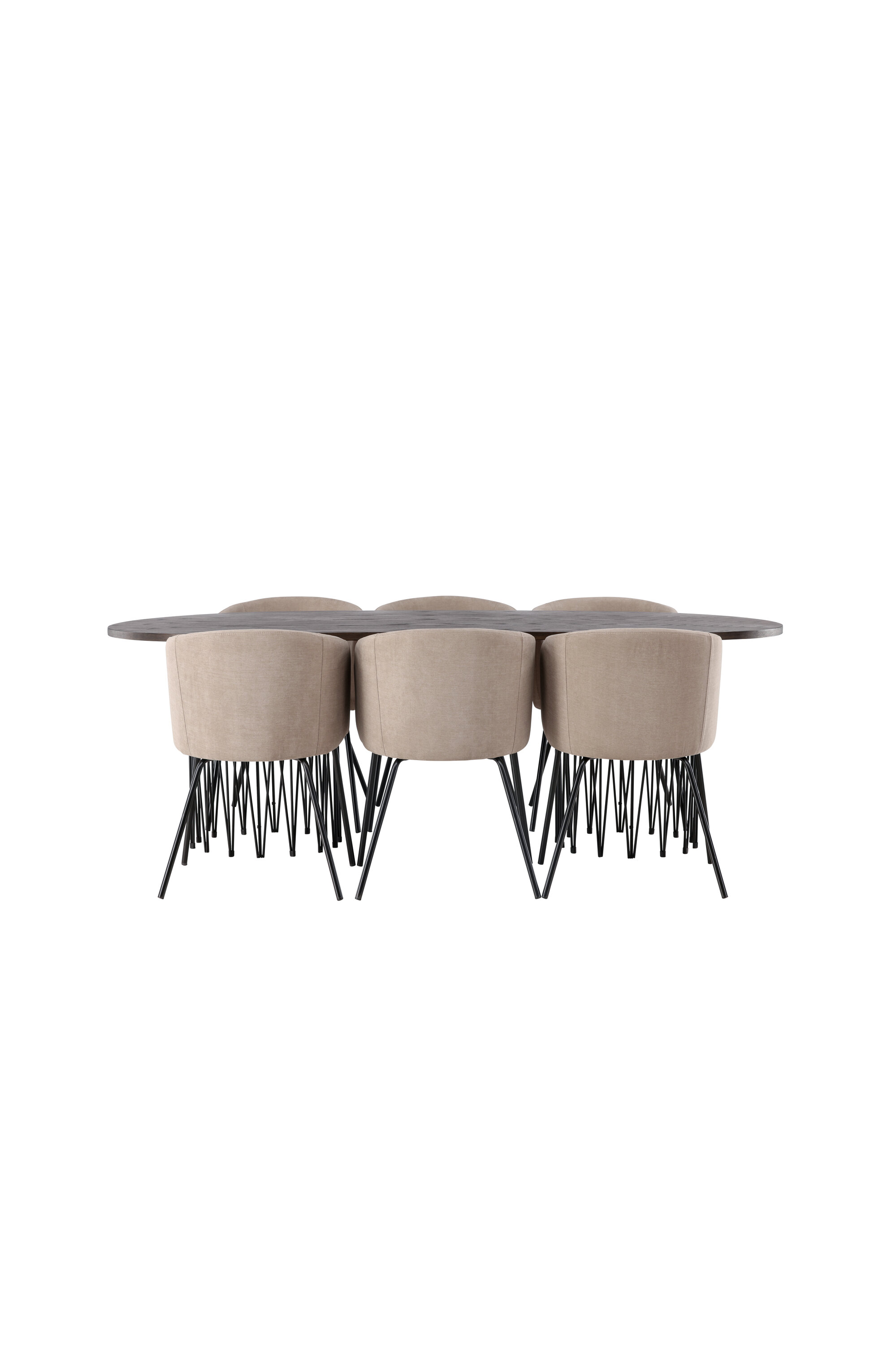 deLOHN Stone oval, Berit Téglalap alakú étkezőgarnitúra