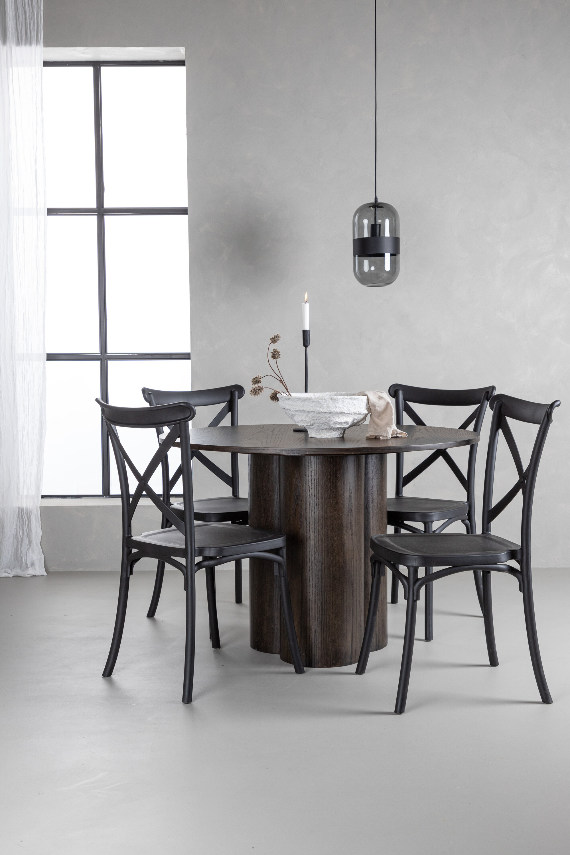 deLOHN Olivia, Crosett Kör alakú étkezőgarnitúra