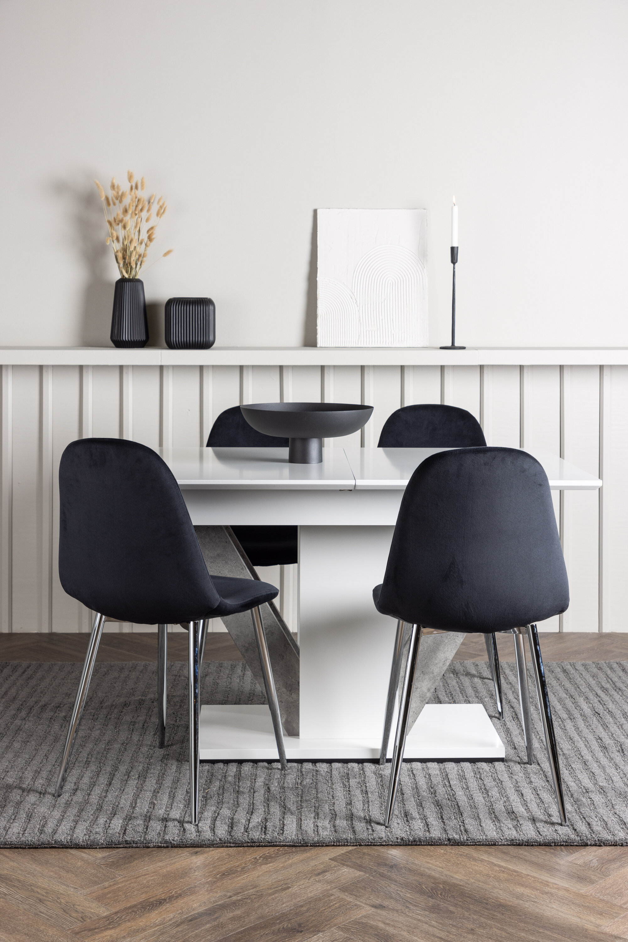 deLOHN Polar Téglalap alakú étkezőgarnitúra